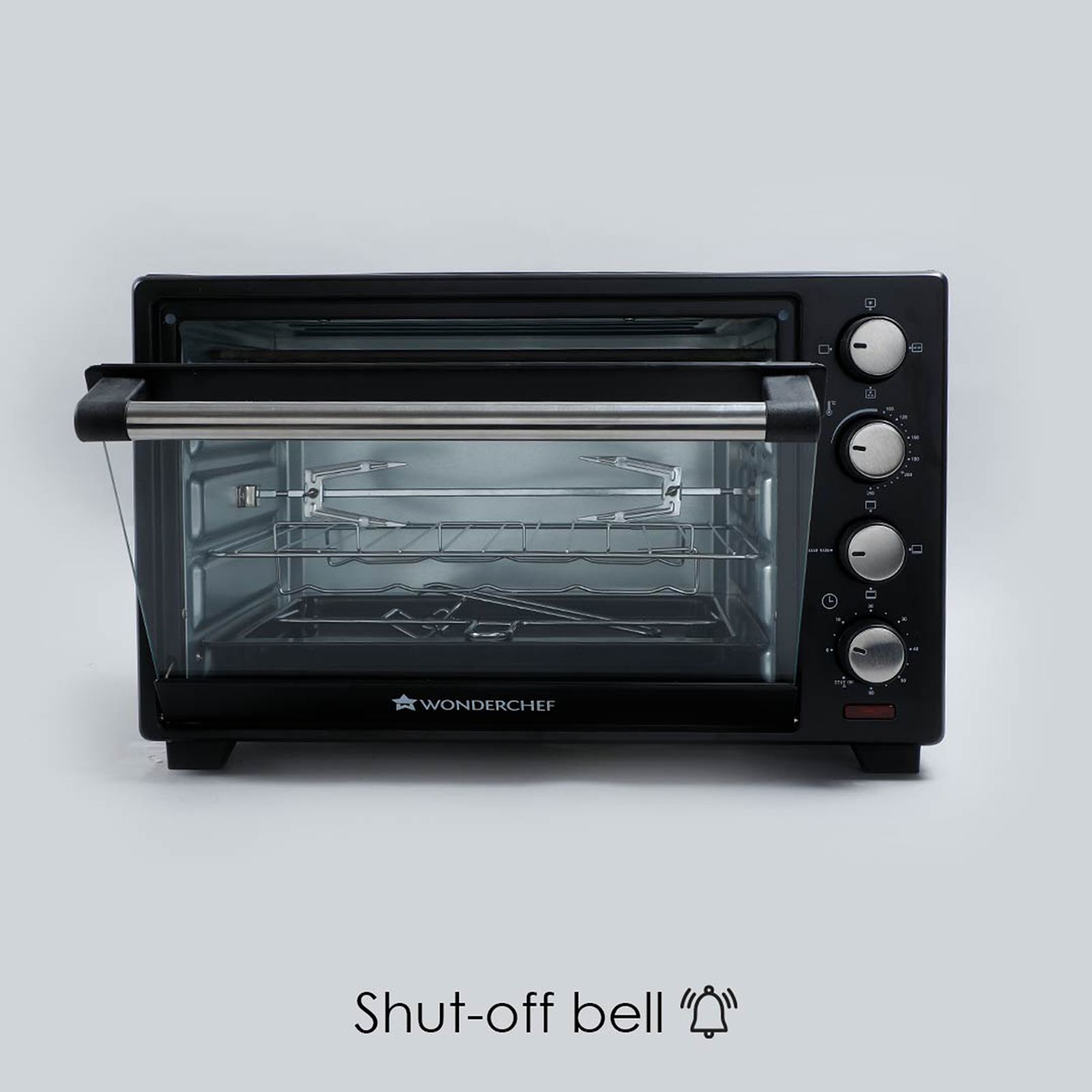 WONDERCHEF 28L Oven Toaster Grill with Rotisserie (Black)_17