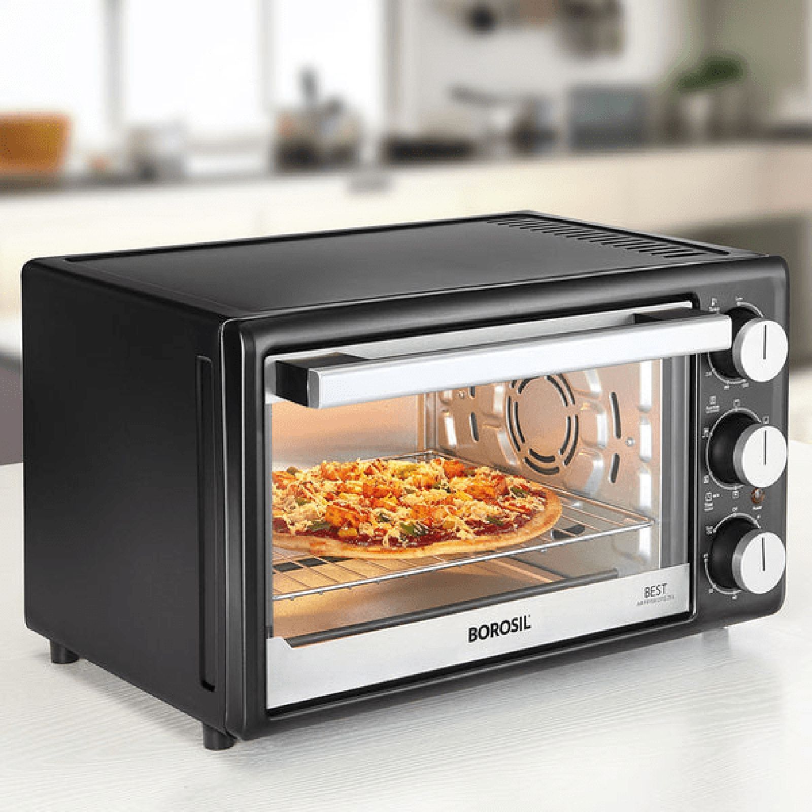 BOROSIL Prima 42L Oven Toaster Grill with Motorized Rotisserie (Silver) BOROSIL Prima 42L Oven Toaster Grill with Motorized Rotisserie (Silver)_18