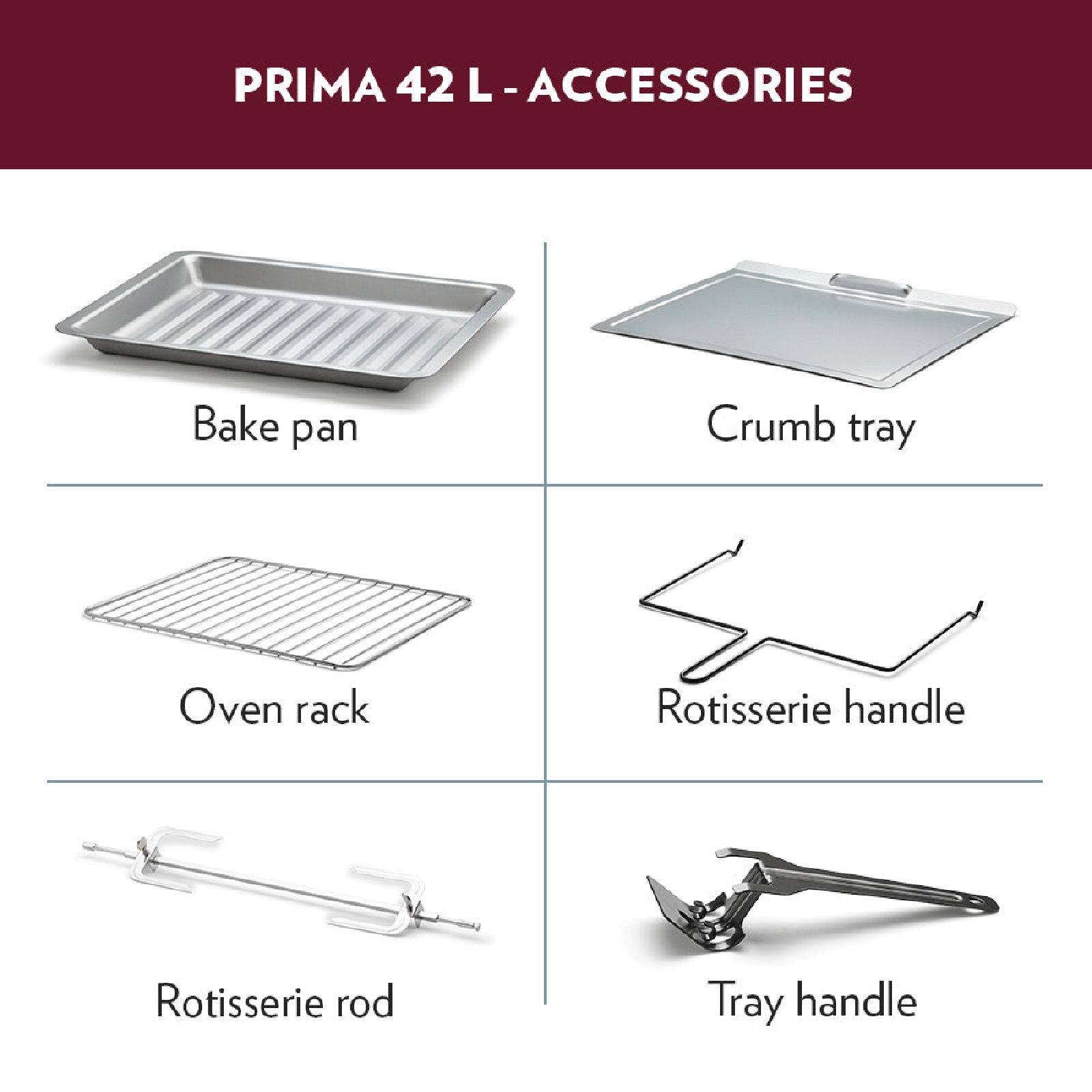 BOROSIL Prima 42L Oven Toaster Grill with Motorized Rotisserie (Silver) BOROSIL Prima 42L Oven Toaster Grill with Motorized Rotisserie (Silver)_20