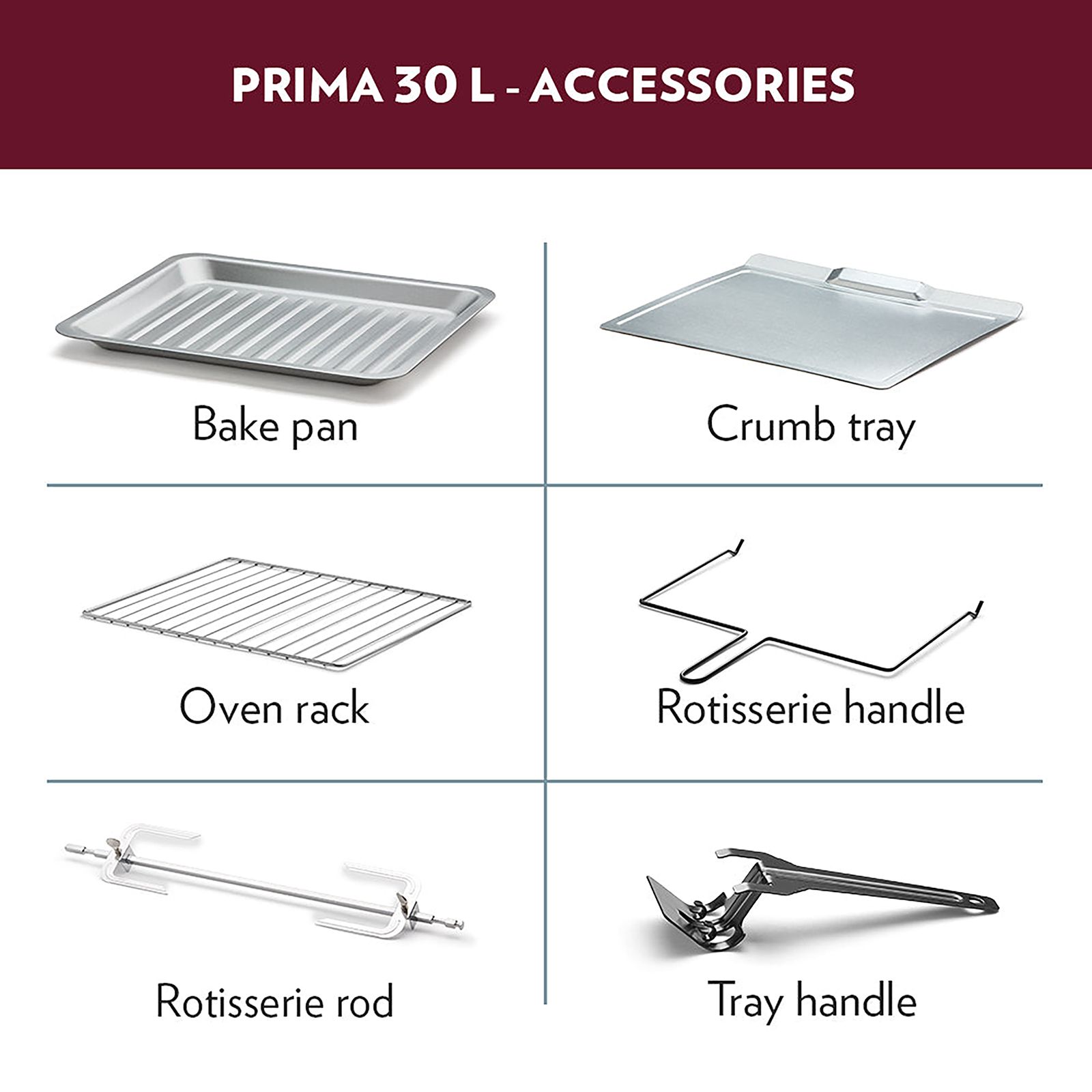 BOROSIL Prima 30L Oven Toaster Grill with Motorized Rotisserie (Silver)_14