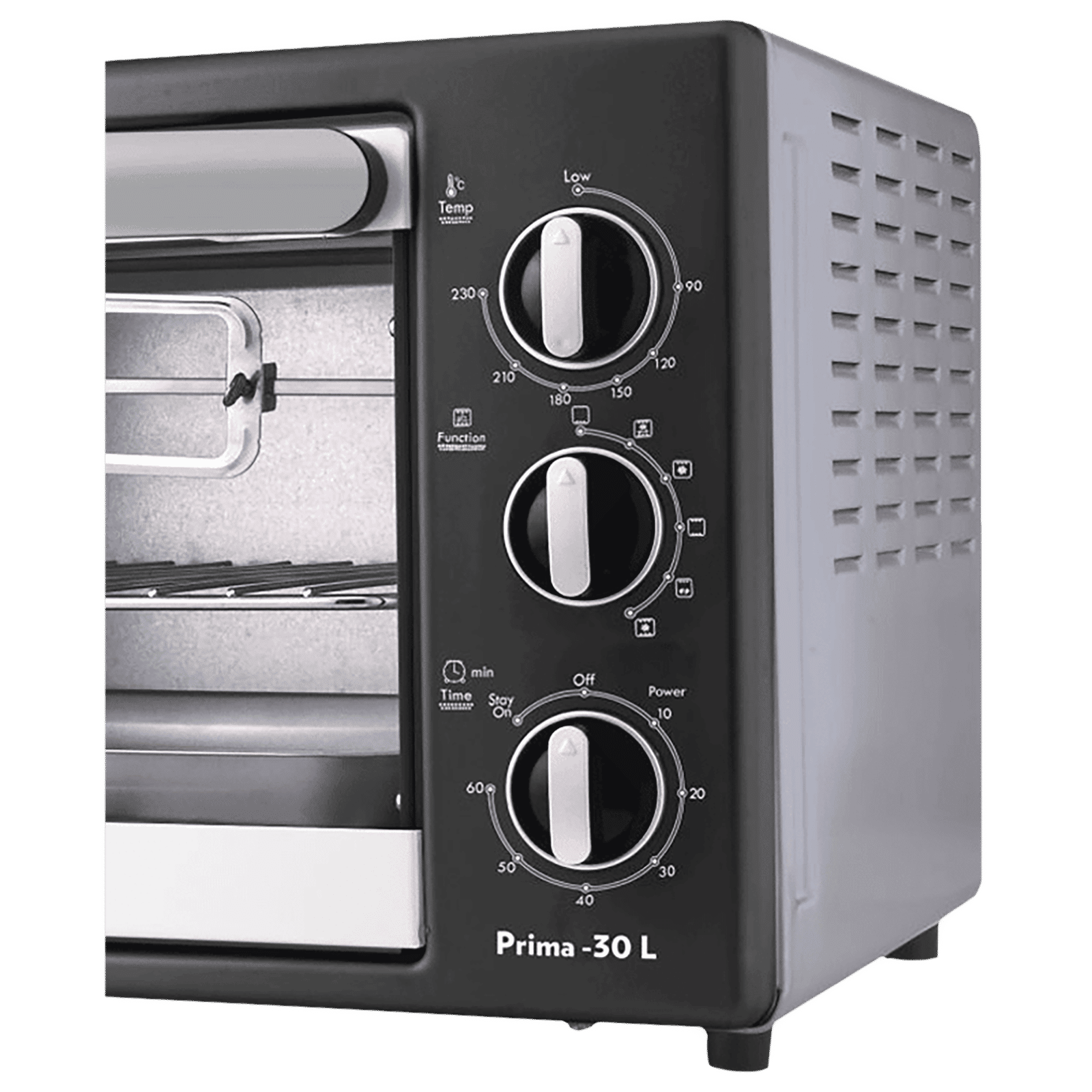 BOROSIL Prima 30L Oven Toaster Grill with Motorized Rotisserie (Silver)_4