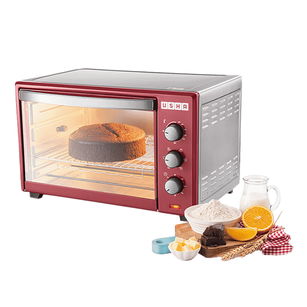 USHA 42L Oven Toaster Grill with Convection Technology (Stainless Steel & Wine)_9