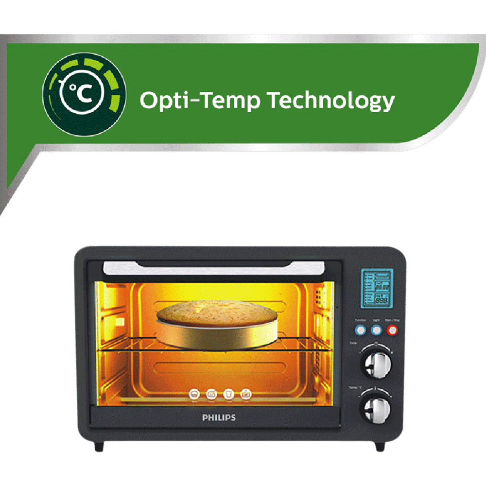 PHILIPS Avance Collection 36L Oven Toaster Grill with Opti Temp Technology (HD6976/00, Black)_15
