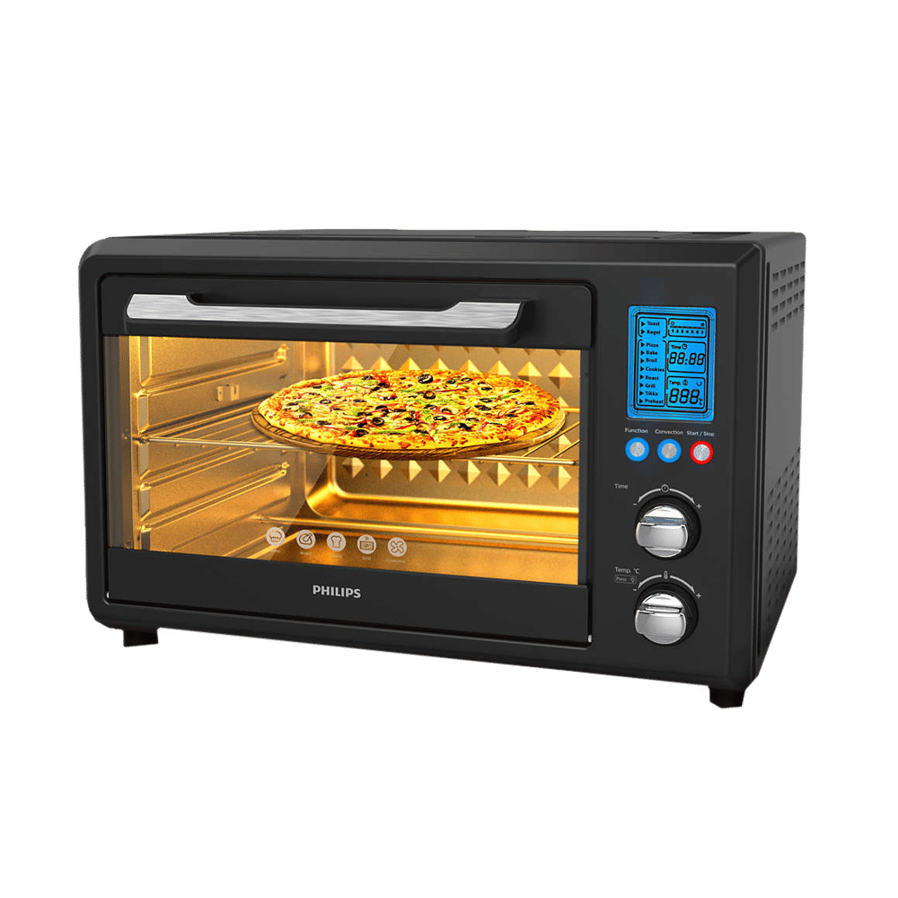 PHILIPS Avance Collection 36L Oven Toaster Grill with Opti Temp Technology (HD6976/00, Black)_4
