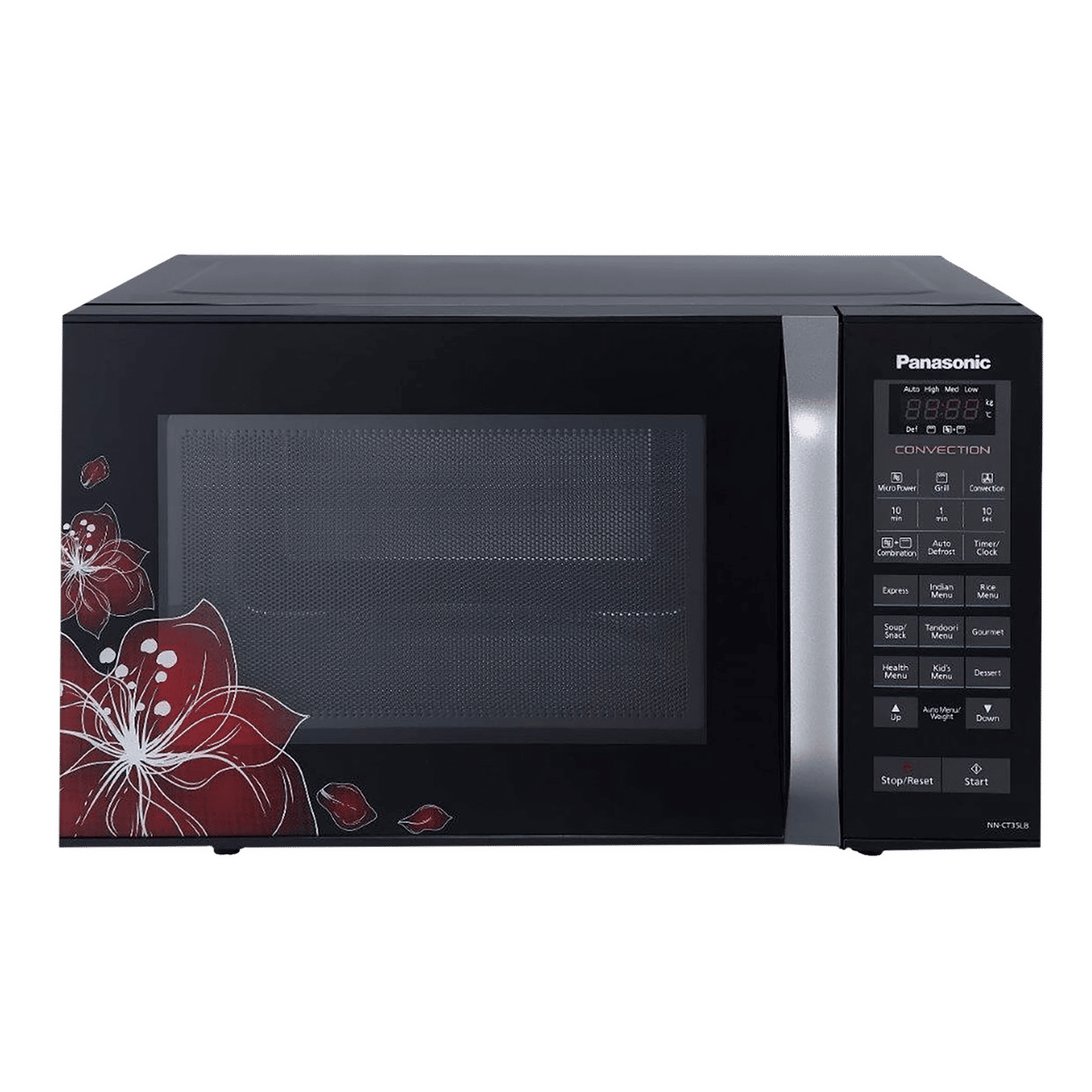 Panasonic 23L Convection Microwave Oven with 61 Autocook Menus (NN-CT35LBFDG, Black Floral) Panasonic 23L Convection Microwave Oven with 61 Autocook Menus (NN-CT35LBFDG, Black Floral)_10