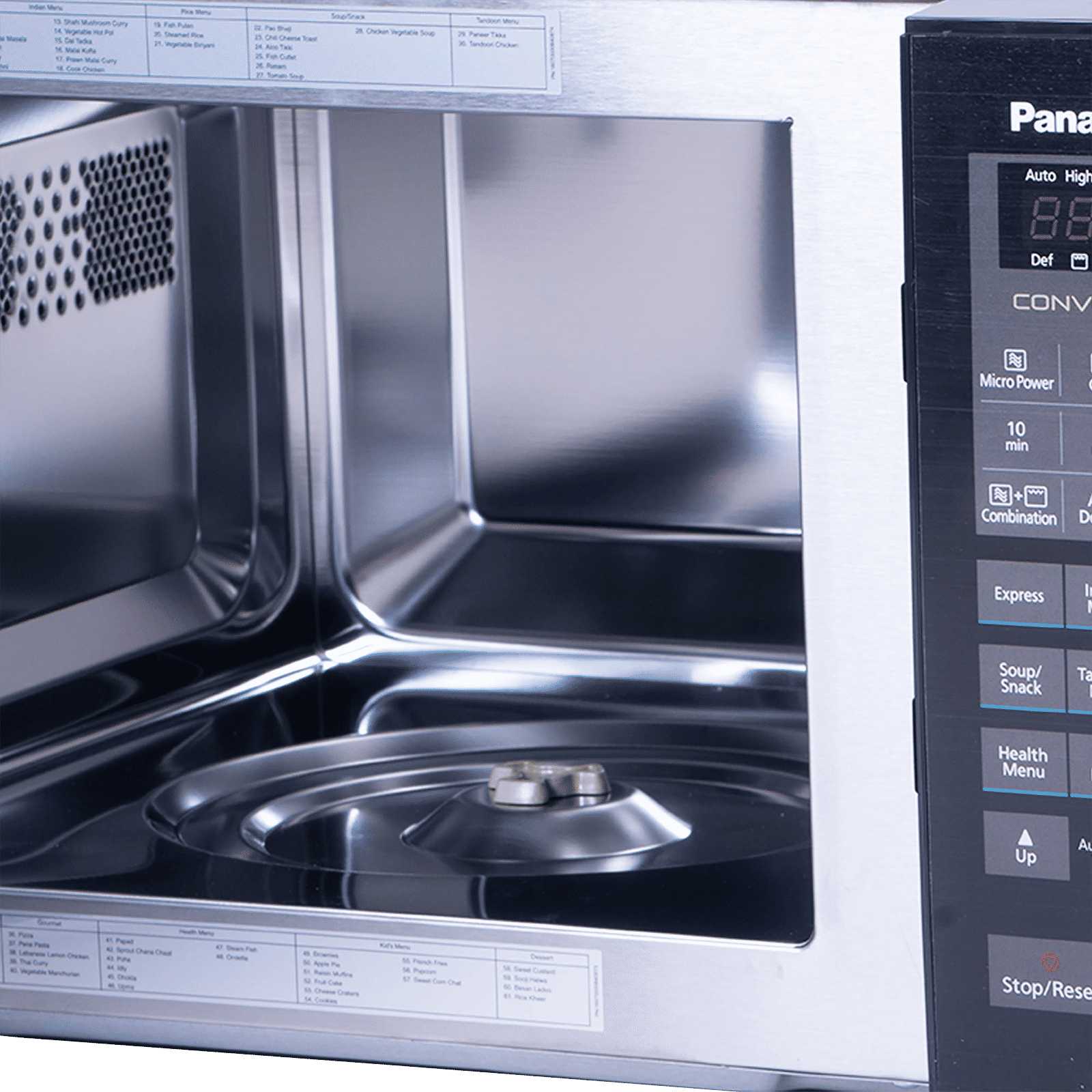Panasonic 23L Convection Microwave Oven with 61 Autocook Menus (NN-CT35LBFDG, Black Floral) Panasonic 23L Convection Microwave Oven with 61 Autocook Menus (NN-CT35LBFDG, Black Floral)_6