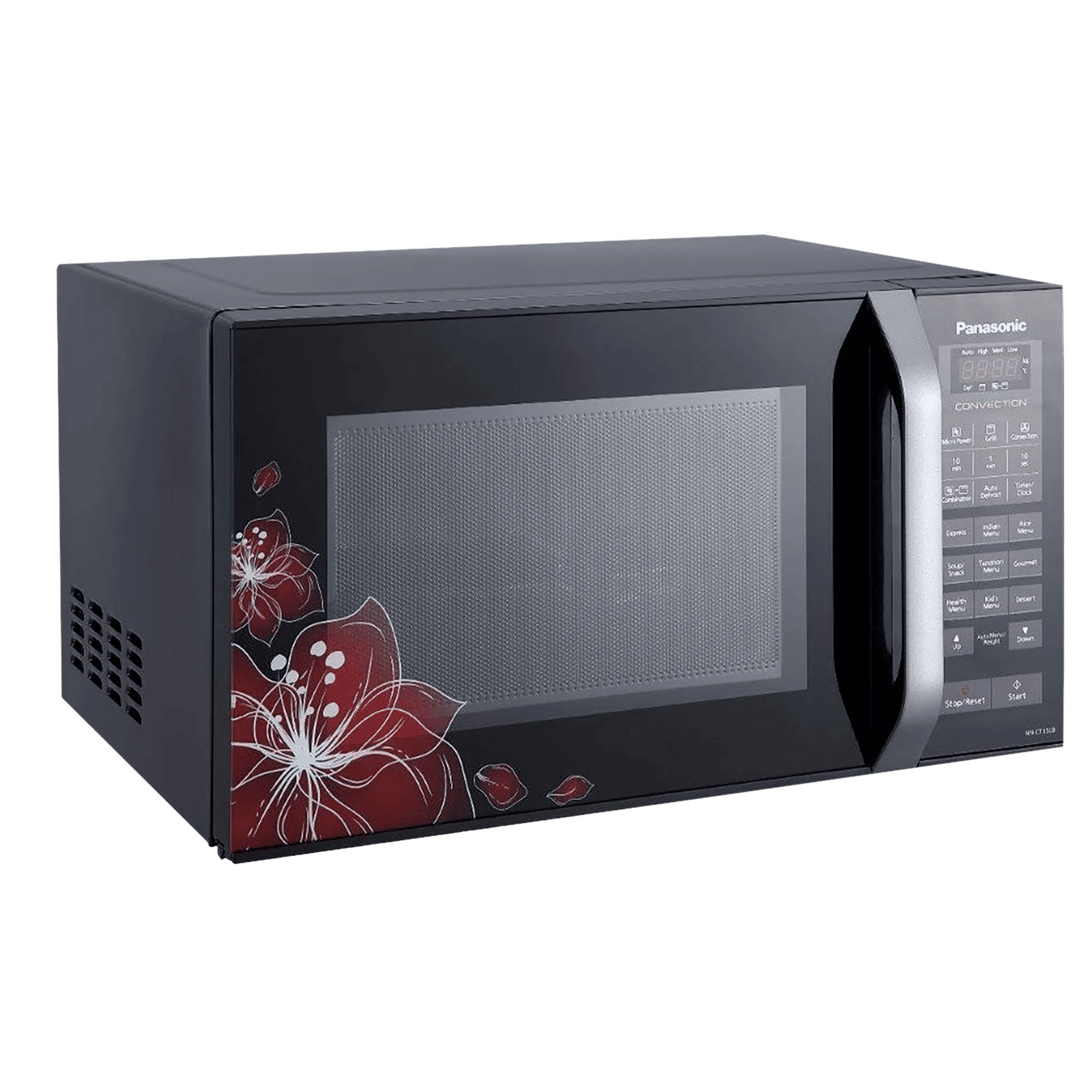 Panasonic 23L Convection Microwave Oven with 61 Autocook Menus (NN-CT35LBFDG, Black Floral) Panasonic 23L Convection Microwave Oven with 61 Autocook Menus (NN-CT35LBFDG, Black Floral)_9
