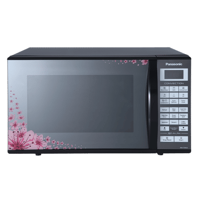 Panasonic 27L Convection Microwave Oven with 101 Autocook Menus (NN-CT64LBFDG, Silver/Black)