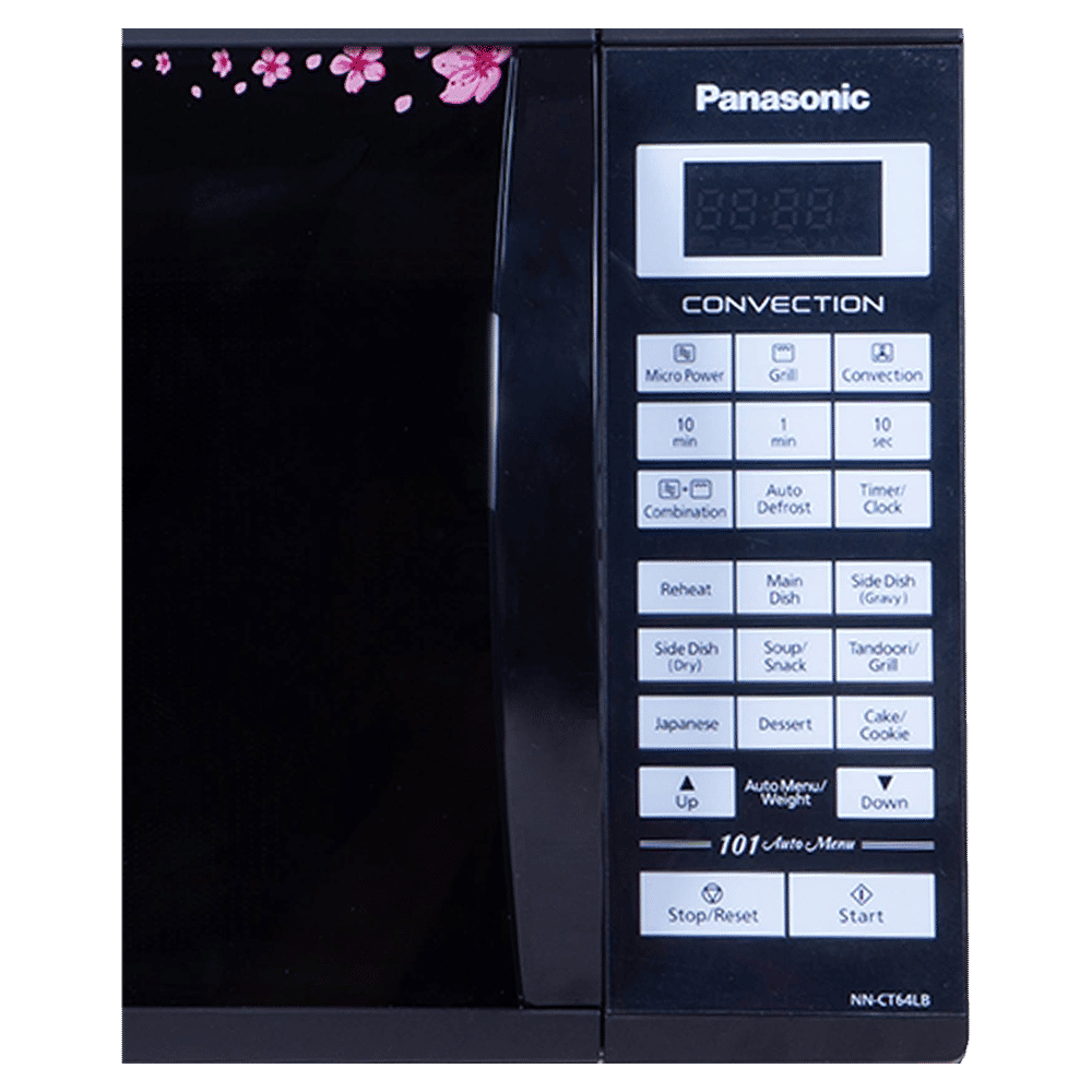 Panasonic 27L Convection Microwave Oven with 101 Autocook Menus (NN-CT64LBFDG, Silver/Black) Panasonic 27L Convection Microwave Oven with 101 Autocook Menus (NN-CT64LBFDG, Silver/Black)_4