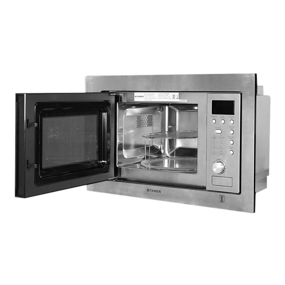 FABER FBIMWO SG 20L 60cm Built-in Convection Microwave with 10 Autocook Menus (131.0520.808, Stainless Steel) FABER FBIMWO SG 20L 60cm Built-in Convection Microwave with 10 Autocook Menus (131.0520.808, Stainless Steel)_7