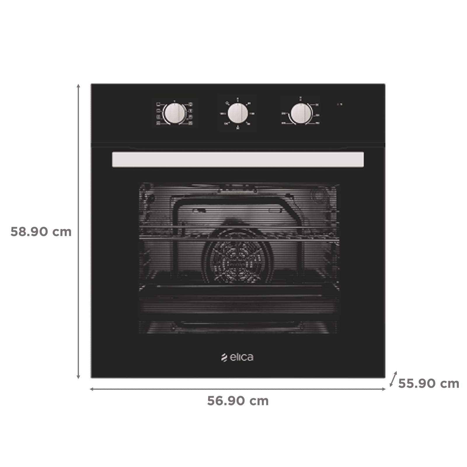 elica 65L 60cm Built-in Microwave with Default Temperature (EPBI 865 MMF, Black) elica 65L 60cm Built-in Microwave with Default Temperature (EPBI 865 MMF, Black)_2