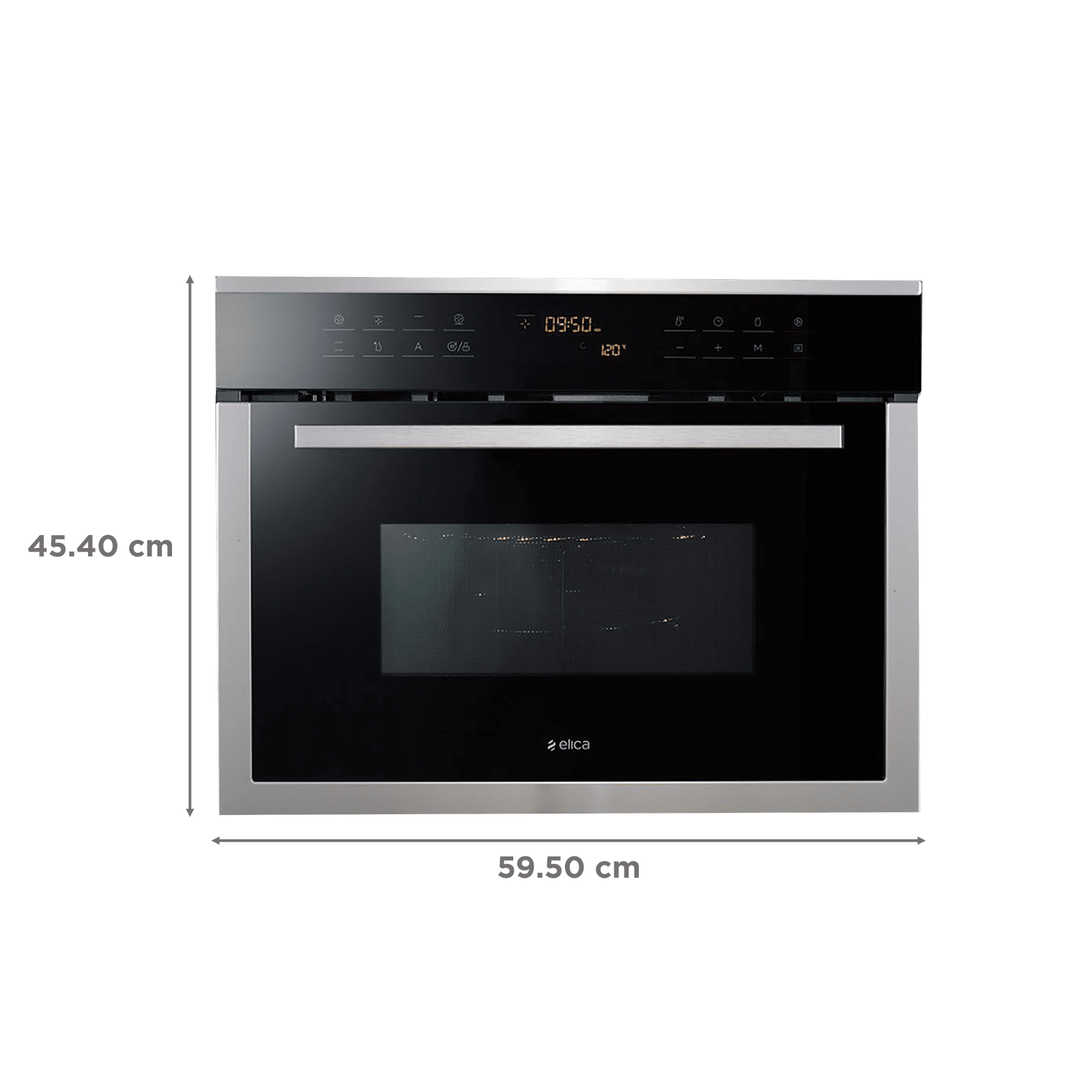 elica EPBI COMBO 390 39L 60cm Built-in Electric Oven with 48 Auto Menu (EPBI 390 COMPACT, Black)_2