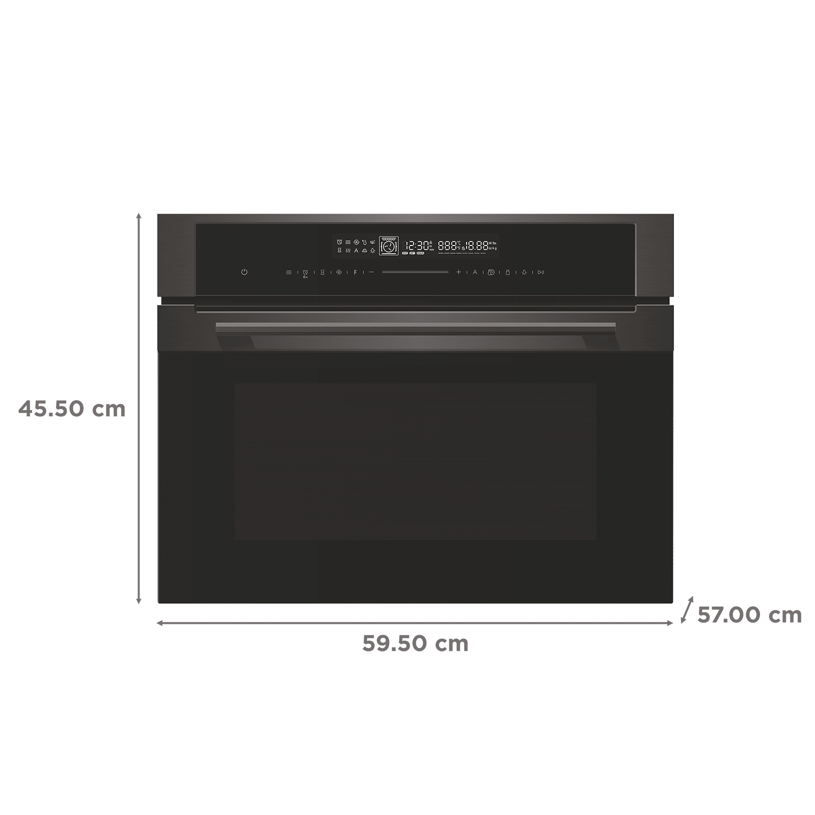 elica EPBI Inox Nero 50L 60cm Built-in Microwave with 13 Auto Preset Programs (EPBI Combo, Black) elica EPBI Inox Nero 50L 60cm Built-in Microwave with 13 Auto Preset Programs (EPBI Combo, Black)_2
