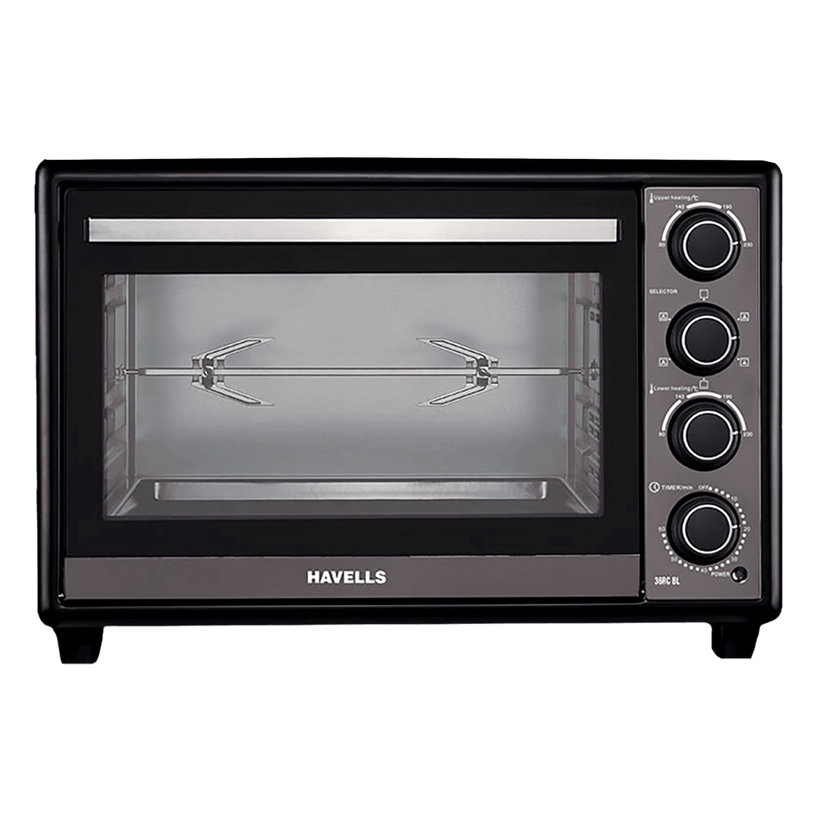 HAVELLS 36L Oven Toaster Grill with 6 Heating Modes (Black) HAVELLS 36L Oven Toaster Grill with 6 Heating Modes (Black)_1