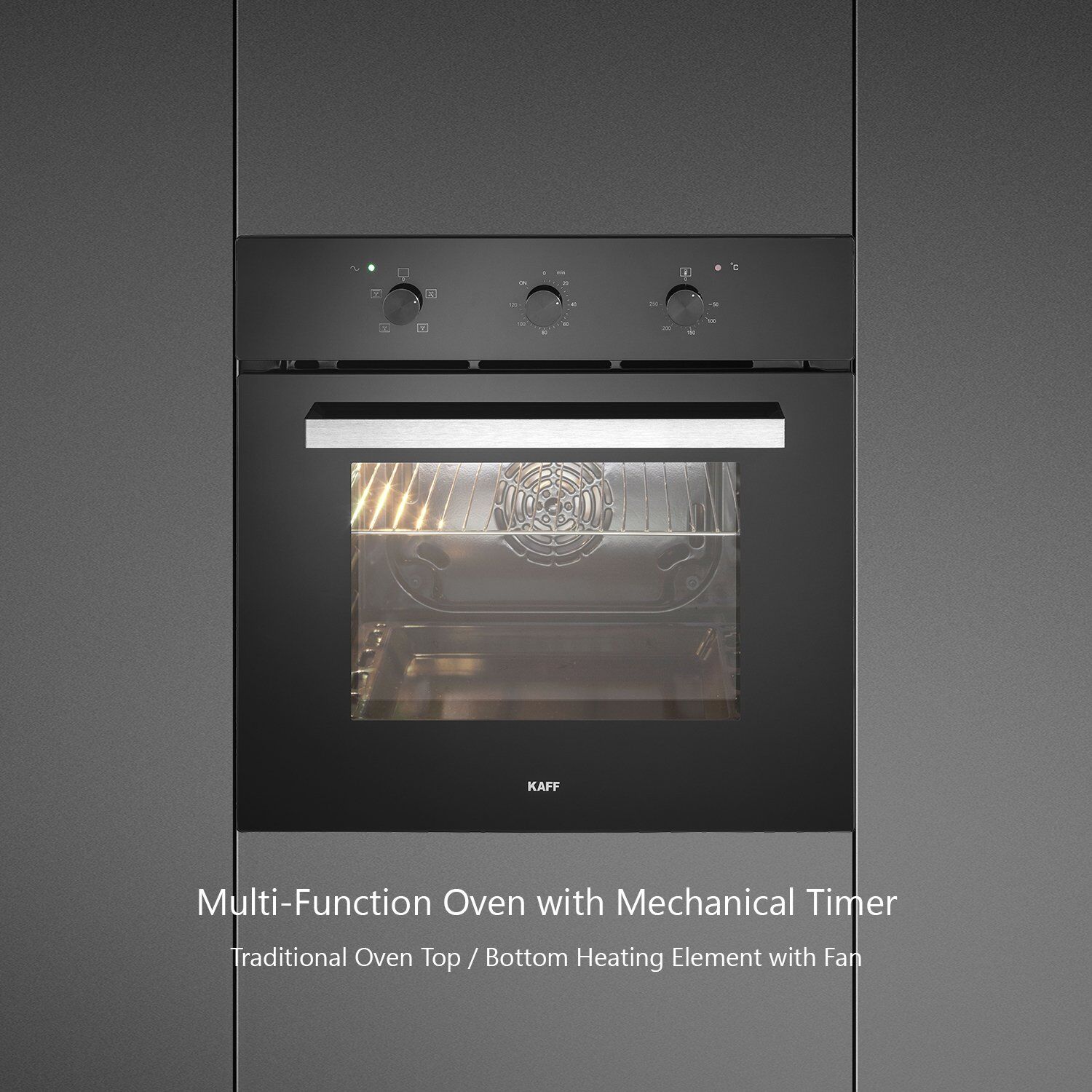 KAFF Series Collection 70L 60cm Built-in Microwave with 3 Layer Glass Door (KOV70BA6, Black)_7