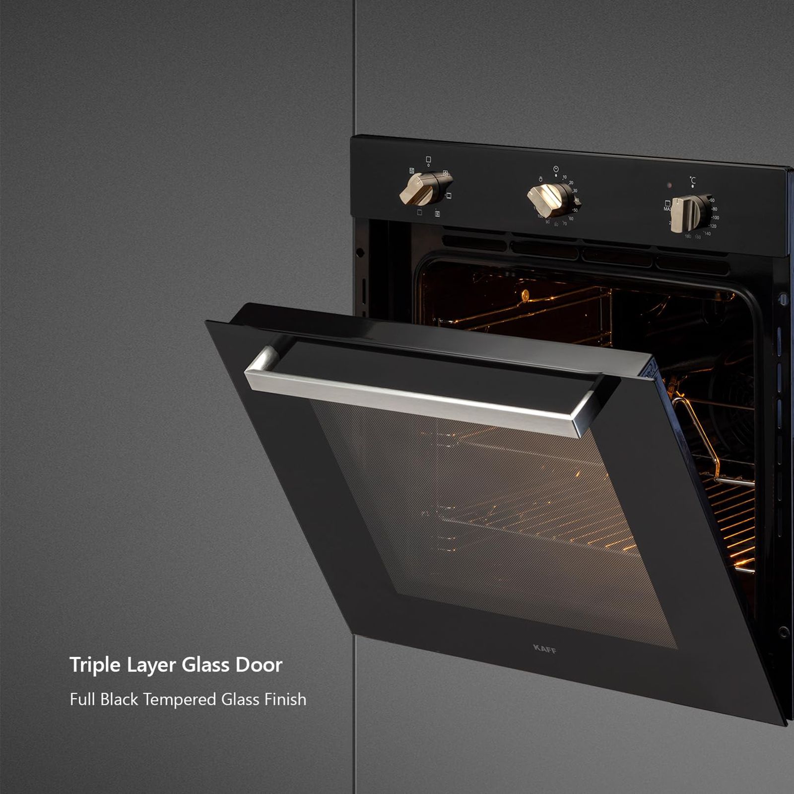 KAFF Series Collection 73L 60cm Built-in Electric Microwave with 3 Layer Glass Door (KOV 73 MRFT, Black) KAFF Series Collection 73L 60cm Built-in Electric Microwave with 3 Layer Glass Door (KOV 73 MRFT, Black)_14