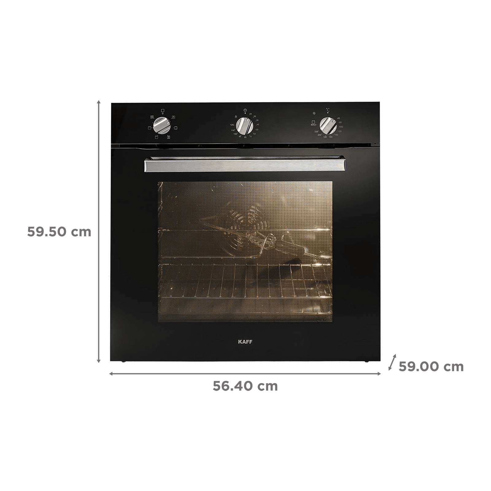 KAFF Series Collection 73L 60cm Built-in Electric Microwave with 3 Layer Glass Door (KOV 73 MRFT, Black) KAFF Series Collection 73L 60cm Built-in Electric Microwave with 3 Layer Glass Door (KOV 73 MRFT, Black)_2
