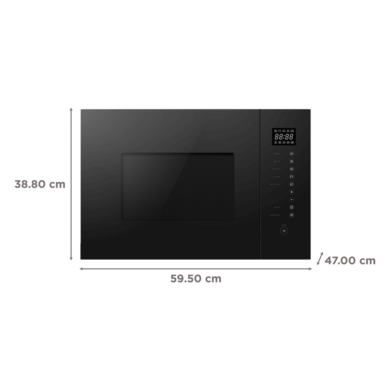 KAFF KMW HN6 28L Built-in Microwave with Multi Programming Mode (KMWHN6BLK, Black) KAFF KMW HN6 28L Built-in Microwave with Multi Programming Mode (KMWHN6BLK, Black)_2