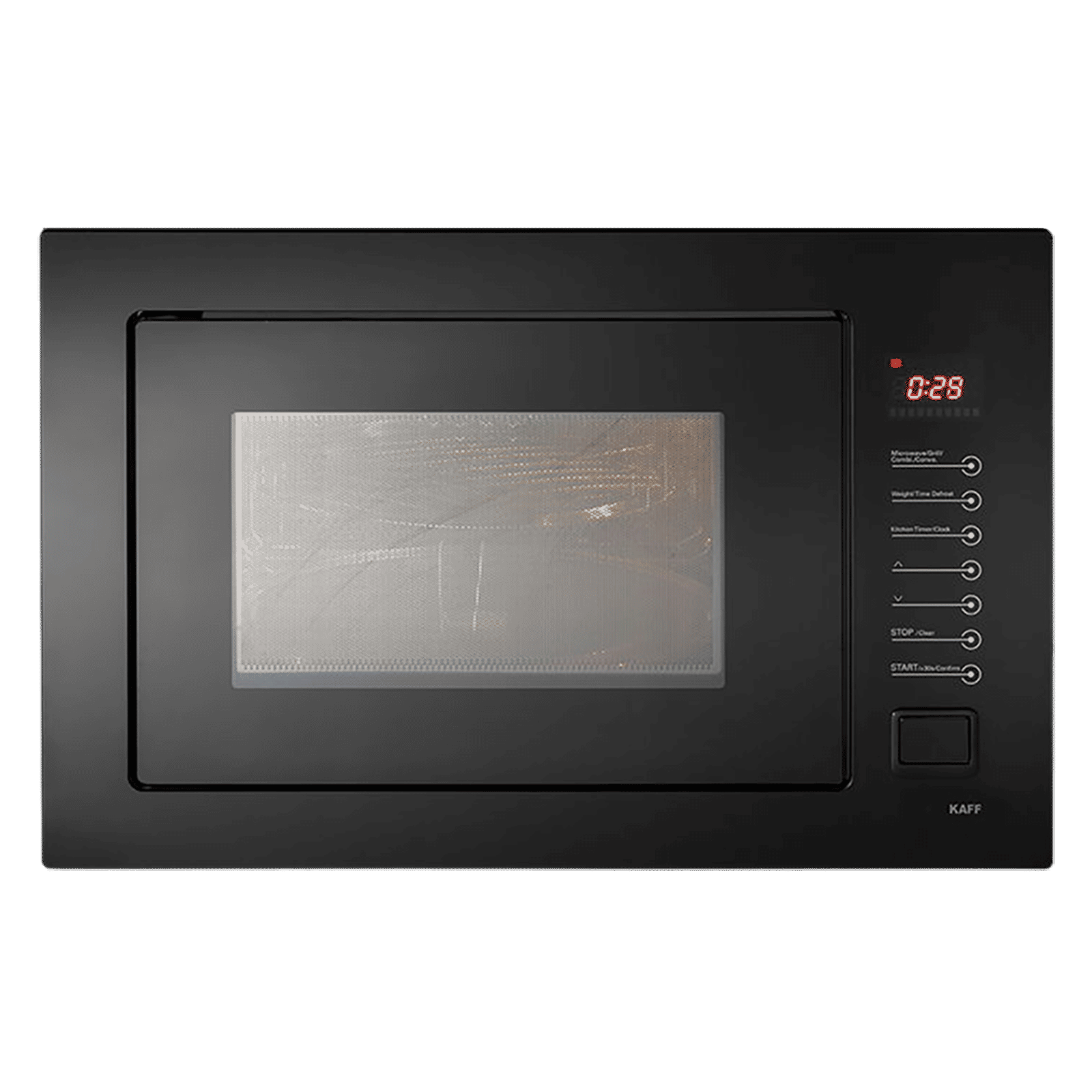 KAFF KMW8A 25L 60cm Built-in Microwave with Multi Programming Mode (KMW8A-BLK, Black)_1