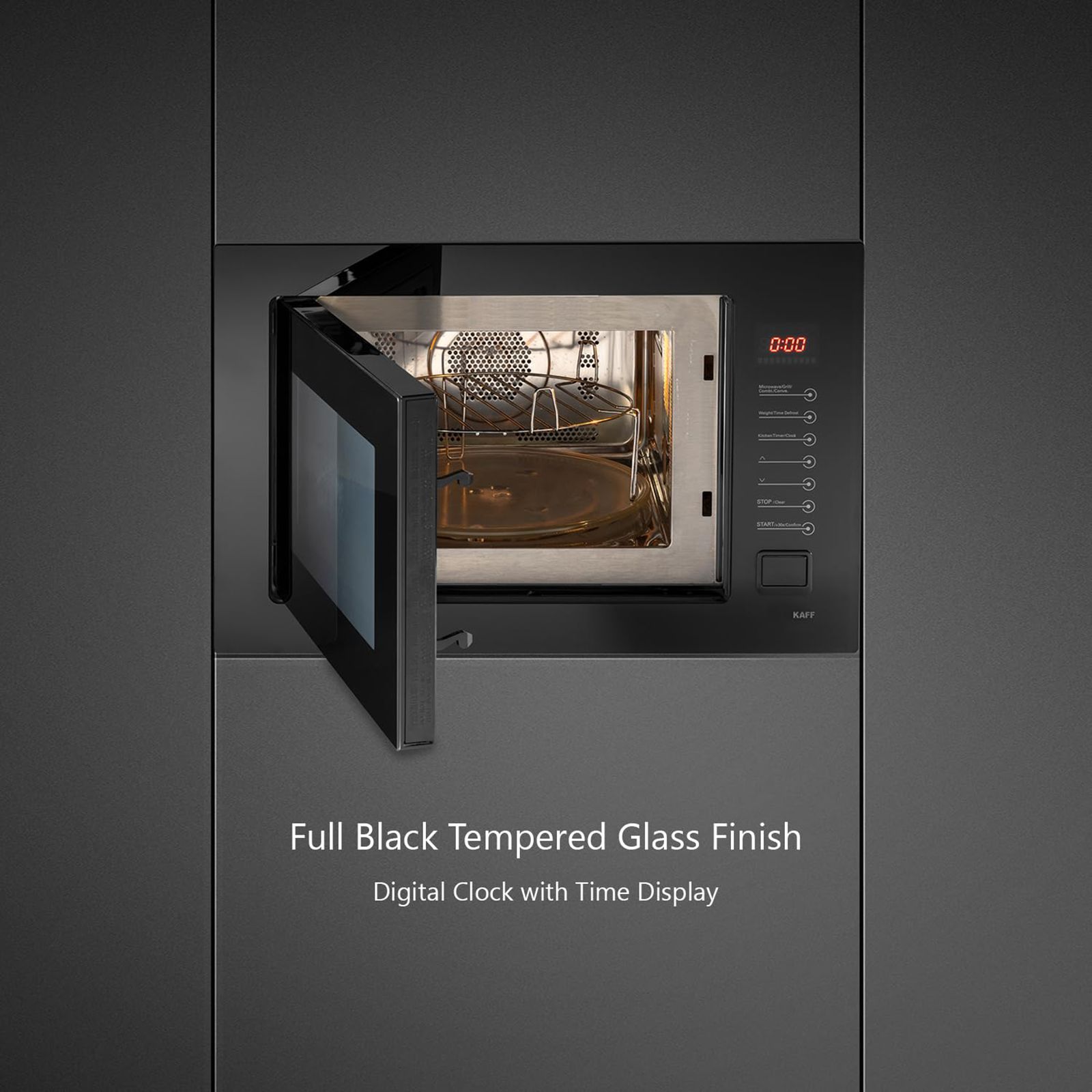 KAFF KMW8A 25L 60cm Built-in Microwave with Multi Programming Mode (KMW8A-BLK, Black)_10