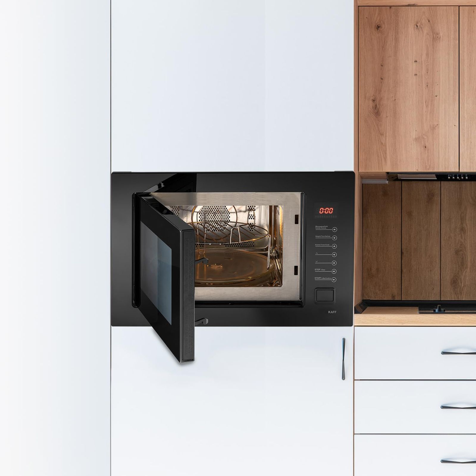 KAFF KMW8A 25L 60cm Built-in Microwave with Multi Programming Mode (KMW8A-BLK, Black)_11