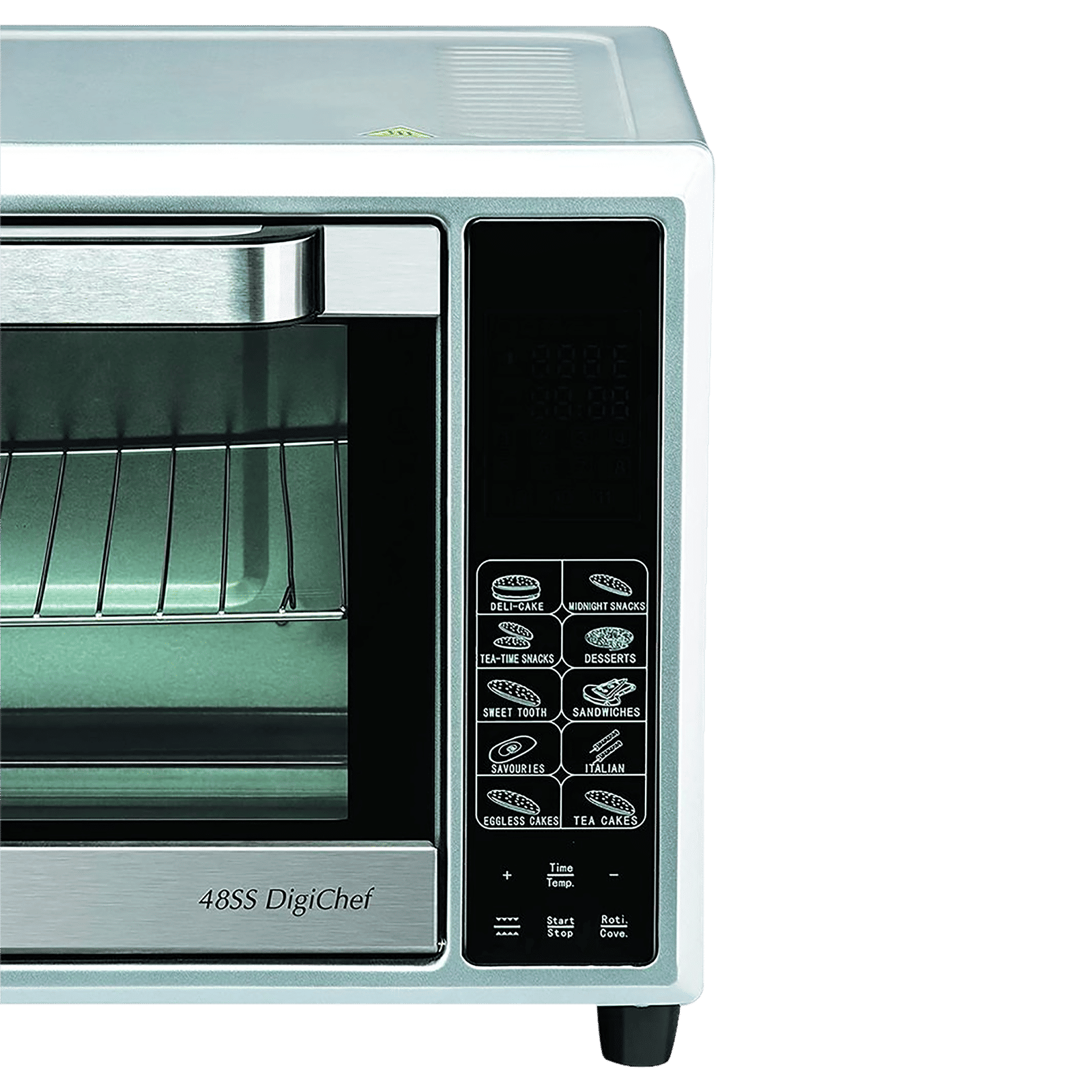 morphy richards 48SS DigiChef 48L Oven Toaster Grill with 59 Autocook Menus (Silver)_5