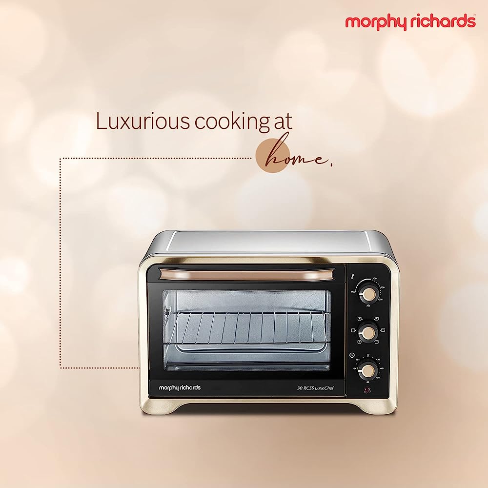 morphy richards 30RCSS LuxeChef 30L Oven Toaster Grill with Rotisserie & Convection Function (30 RCSS LuxeChef, Gold) morphy richards 30RCSS LuxeChef 30L Oven Toaster Grill with Rotisserie & Convection Function (30 RCSS LuxeChef, Gold)_12