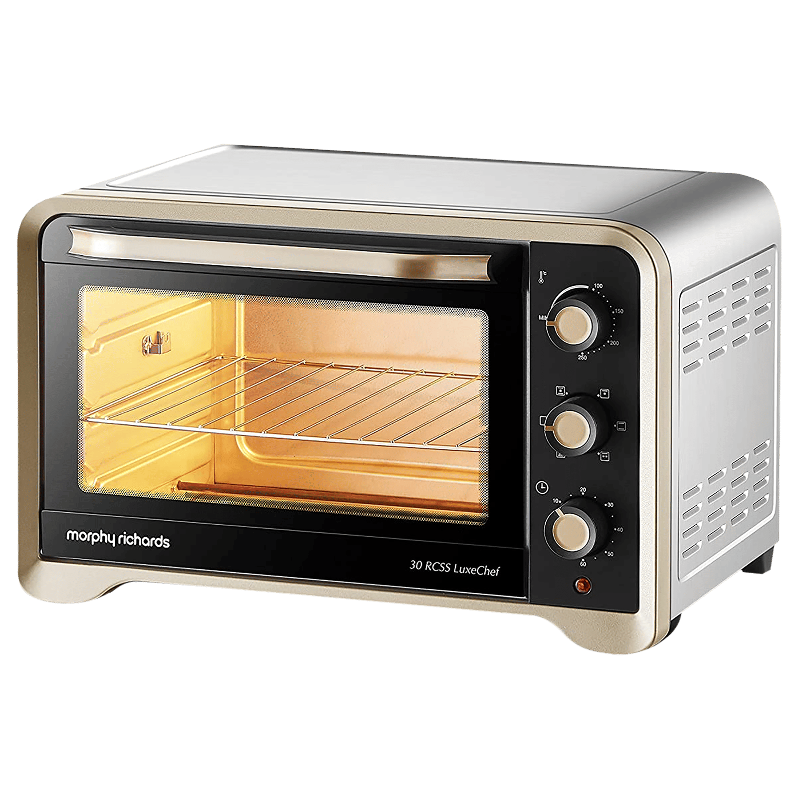 morphy richards 30RCSS LuxeChef 30L Oven Toaster Grill with Rotisserie & Convection Function (30 RCSS LuxeChef, Gold) morphy richards 30RCSS LuxeChef 30L Oven Toaster Grill with Rotisserie & Convection Function (30 RCSS LuxeChef, Gold)_5