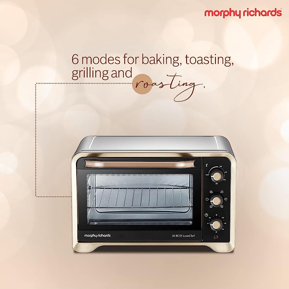 morphy richards 30RCSS LuxeChef 30L Oven Toaster Grill with Rotisserie & Convection Function (30 RCSS LuxeChef, Gold) morphy richards 30RCSS LuxeChef 30L Oven Toaster Grill with Rotisserie & Convection Function (30 RCSS LuxeChef, Gold)_6