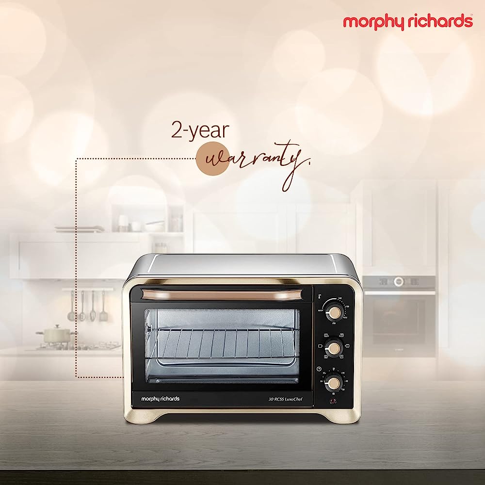 morphy richards 30RCSS LuxeChef 30L Oven Toaster Grill with Rotisserie & Convection Function (30 RCSS LuxeChef, Gold) morphy richards 30RCSS LuxeChef 30L Oven Toaster Grill with Rotisserie & Convection Function (30 RCSS LuxeChef, Gold)_7