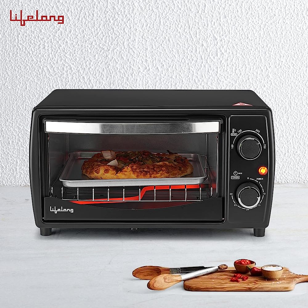 Lifelong LLOT10 10L Oven Toaster Grill with Auto Shut Off Timer (Black) Lifelong LLOT10 10L Oven Toaster Grill with Auto Shut Off Timer (Black)_12