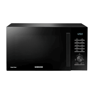 SAMSUNG 28L Convection Microwave Oven with Slim Fry Technology (MC28H5025VL/TL, Black)