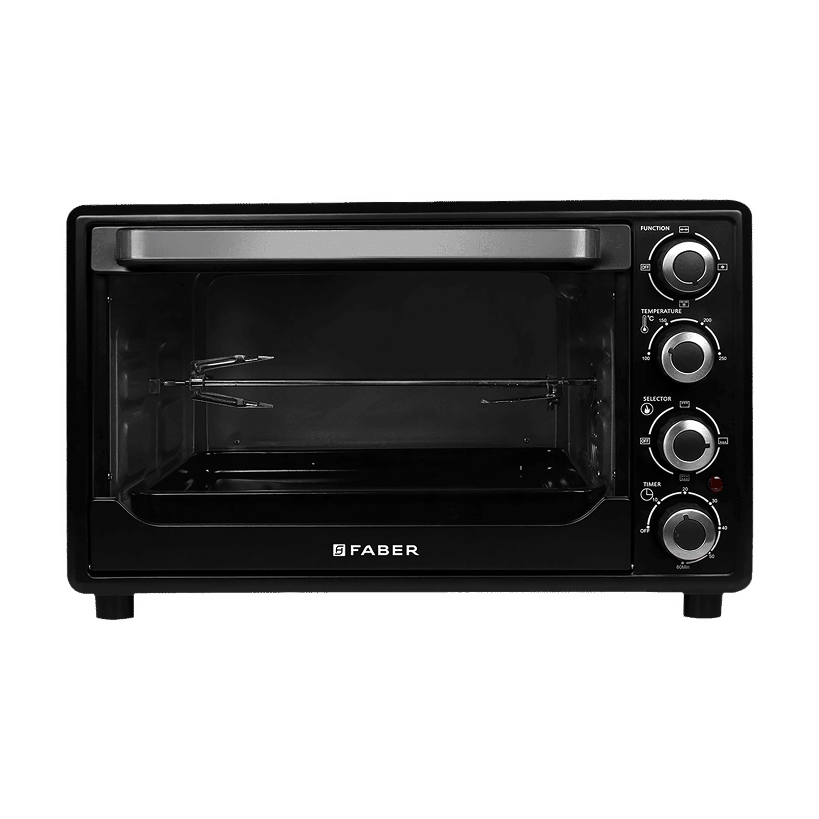 FABER FOTG BK 60L Oven Toaster Grill with Motorized Rotisserie (Black) FABER FOTG BK 60L Oven Toaster Grill with Motorized Rotisserie (Black)_1