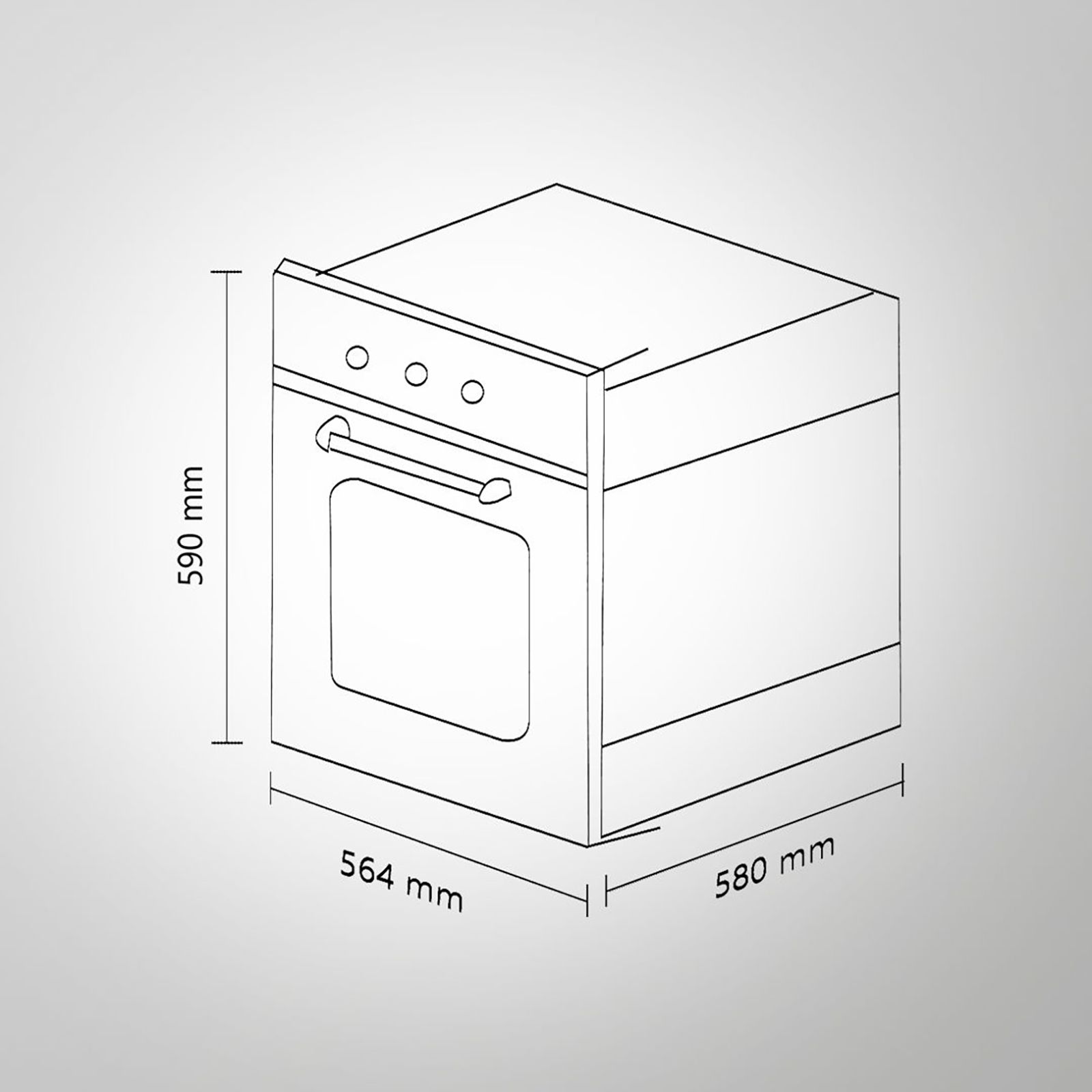 KAFF 82L 60cm Built-in Electric Microwave with Multi-Function (KOVMLJ-E6, Black)_8
