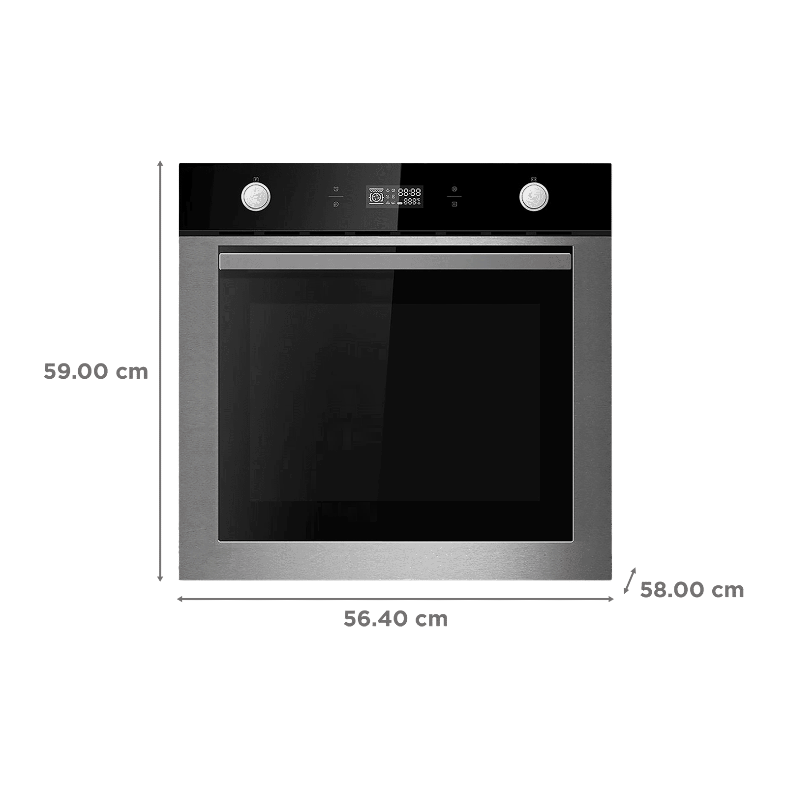 KAFF 82L 60cm Built-in Electric Microwave with Multi-Function (KOVMLJ-E6, Black)_2