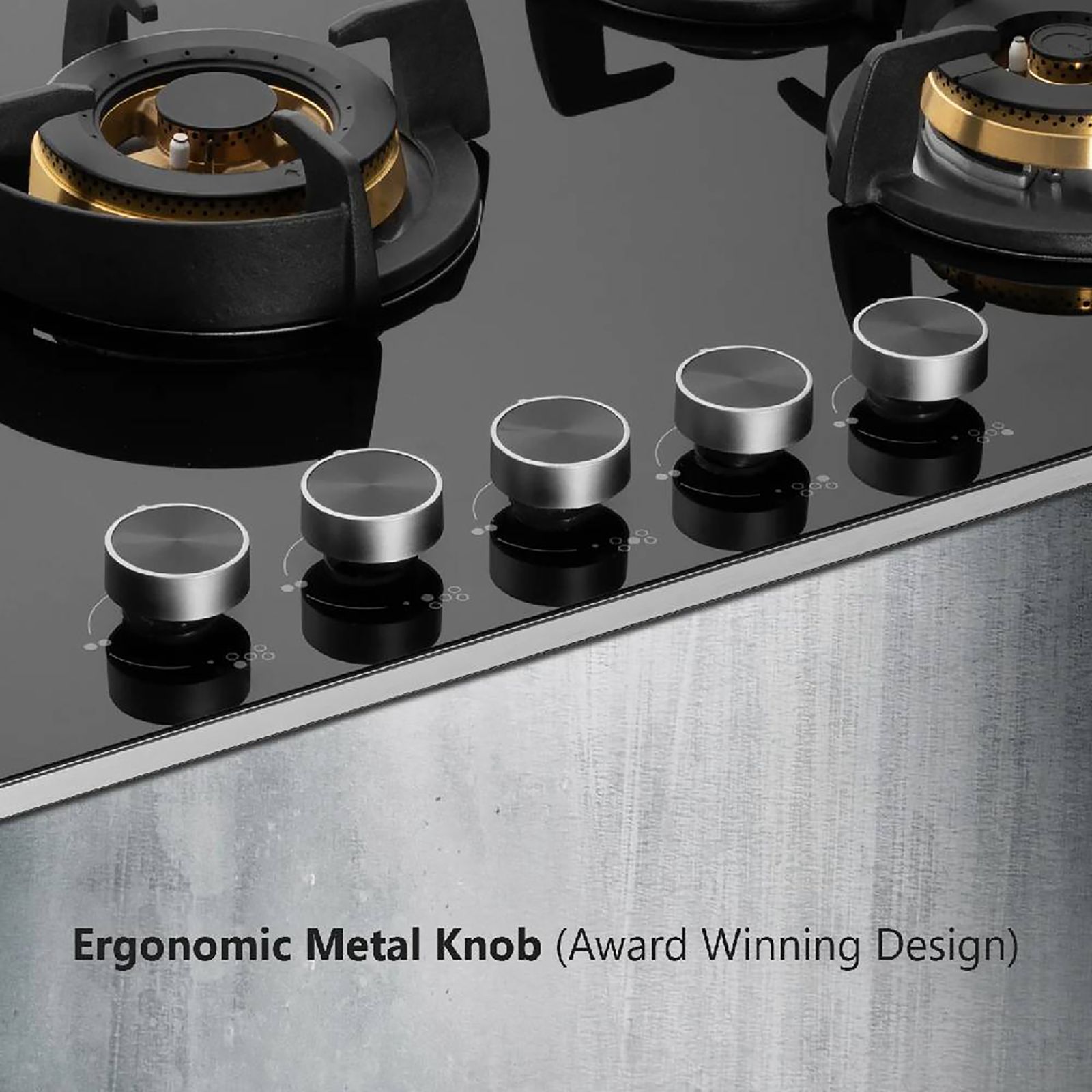 KAFF Bellini Tempered Glass Top 5 Burner Automatic Electric Hob (Flame Failure Device, Black) KAFF Bellini Tempered Glass Top 5 Burner Automatic Electric Hob (Flame Failure Device, Black)_18