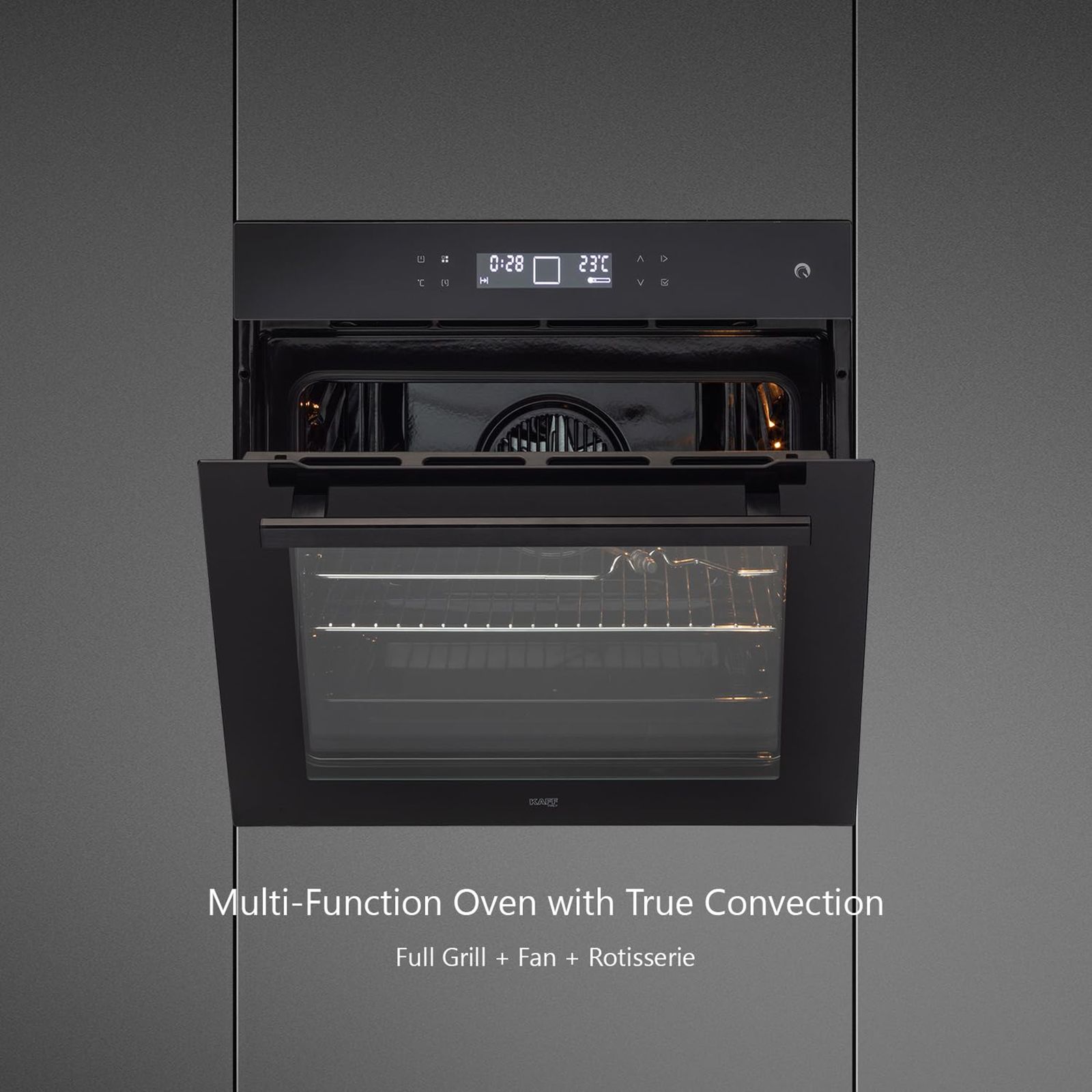 KAFF Series Collection 81L 60cm Built-in Electric Microwave with Memory Function (OV 81TCBL, Black)_9