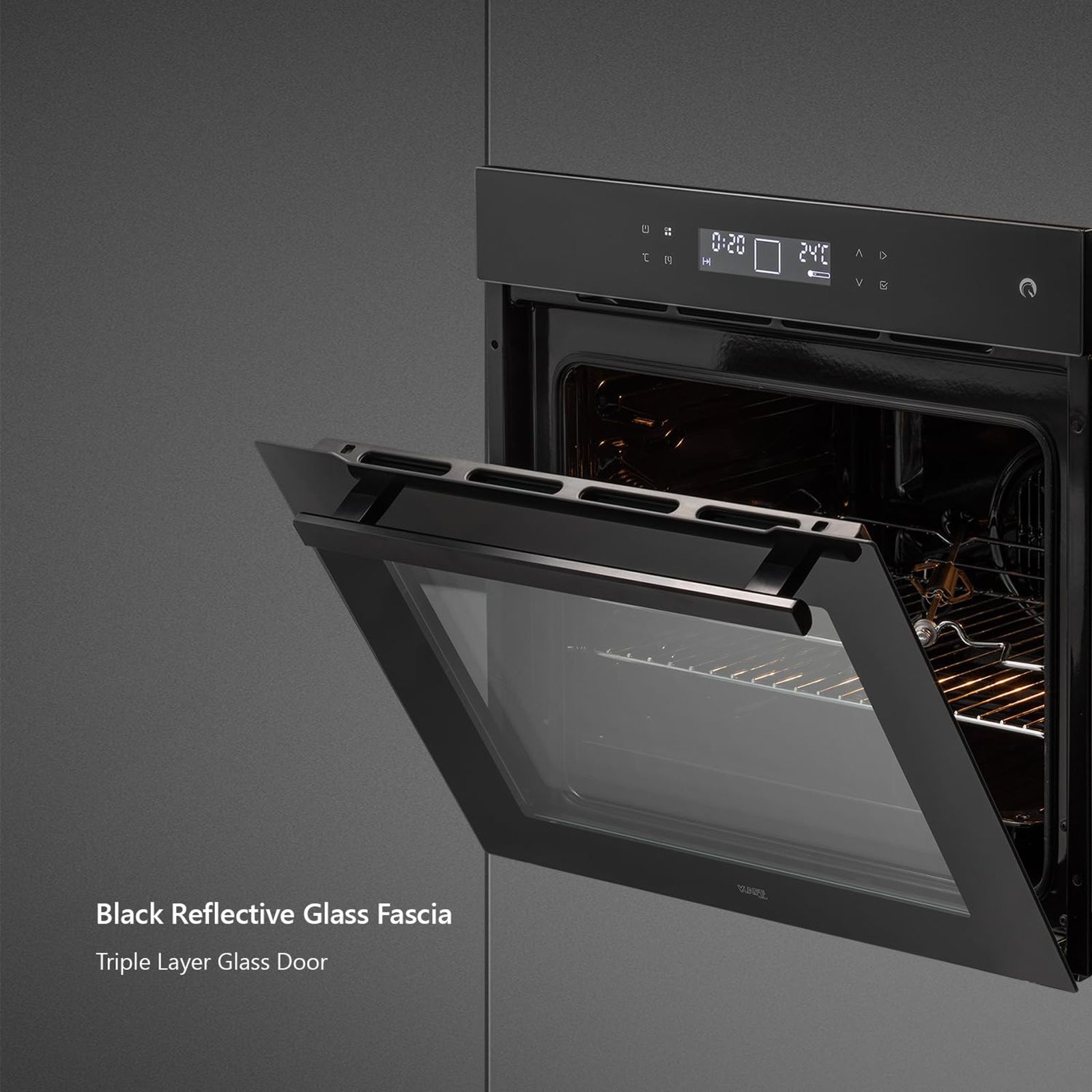 KAFF Series Collection 81L 60cm Built-in Electric Microwave with Memory Function (OV 81TCBL, Black)_12