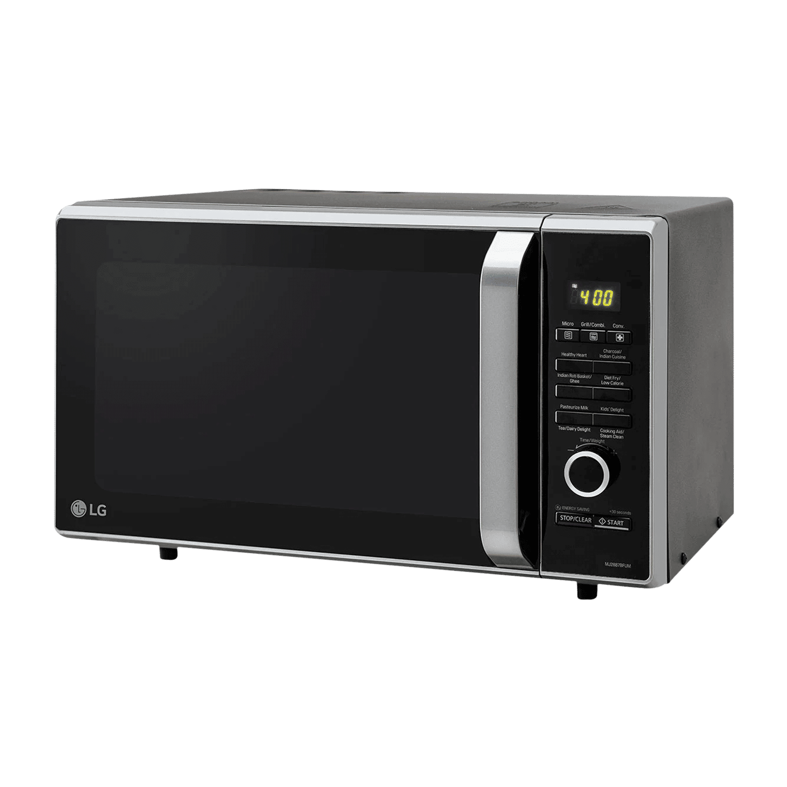 LG 28L Charcoal Microwave Oven with Diet Fry (MJ2887BFUM.DBKQILN, Black) LG 28L Charcoal Microwave Oven with Diet Fry (MJ2887BFUM.DBKQILN, Black)_11