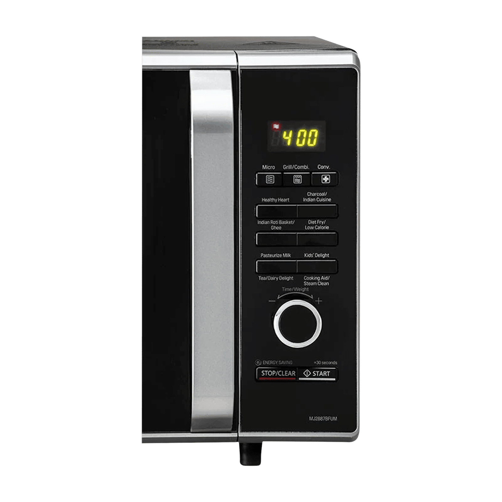 LG 28L Charcoal Microwave Oven with Diet Fry (MJ2887BFUM.DBKQILN, Black) LG 28L Charcoal Microwave Oven with Diet Fry (MJ2887BFUM.DBKQILN, Black)_4
