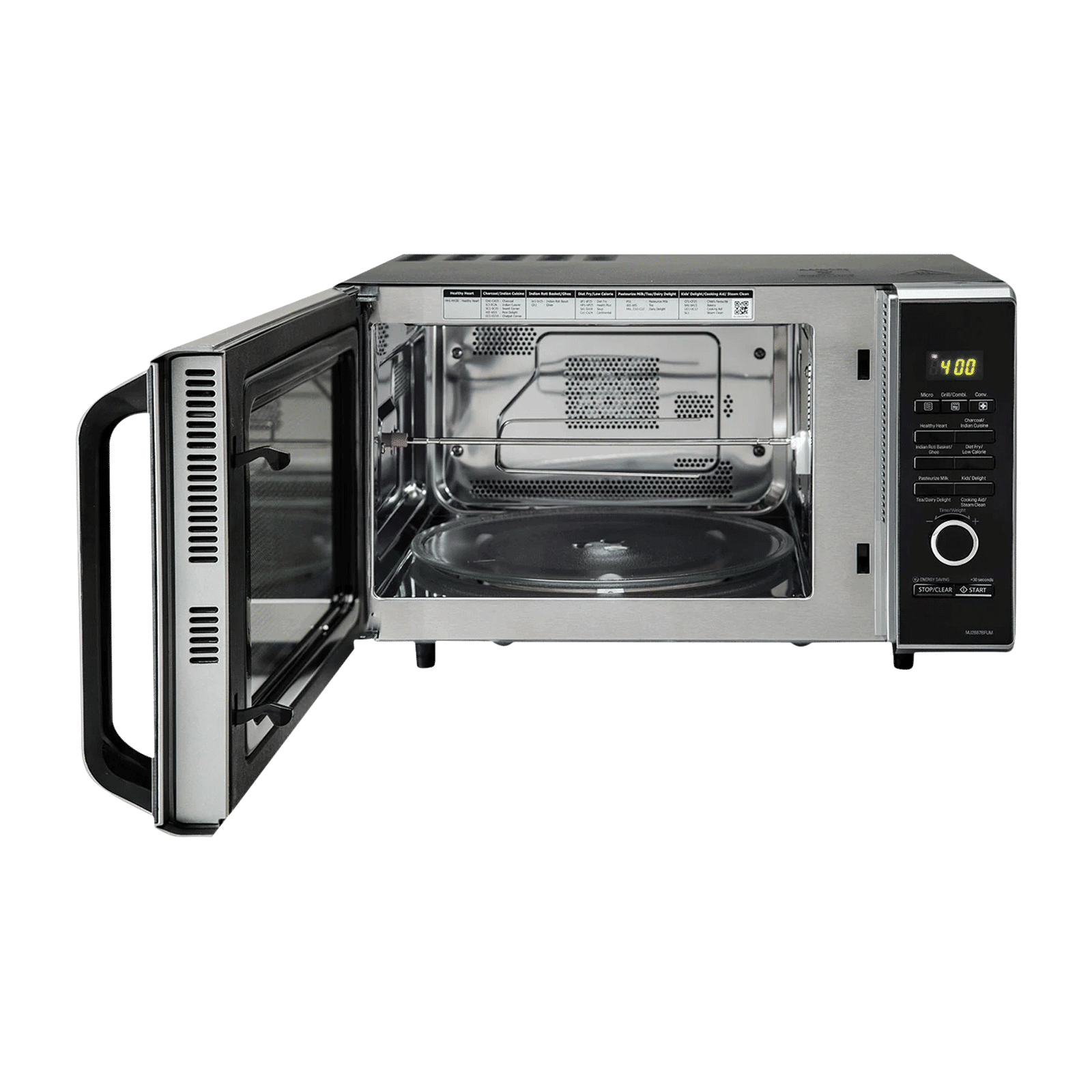 LG 28L Charcoal Microwave Oven with Diet Fry (MJ2887BFUM.DBKQILN, Black) LG 28L Charcoal Microwave Oven with Diet Fry (MJ2887BFUM.DBKQILN, Black)_5