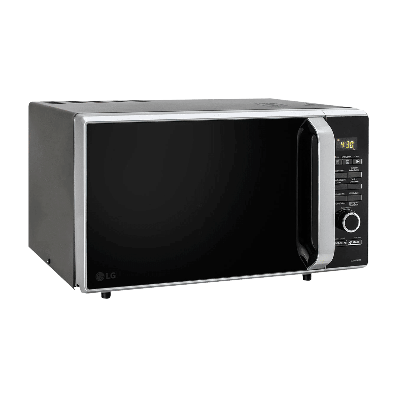 LG 28L Charcoal Microwave Oven with Diet Fry (MJ2887BFUM.DBKQILN, Black) LG 28L Charcoal Microwave Oven with Diet Fry (MJ2887BFUM.DBKQILN, Black)_8