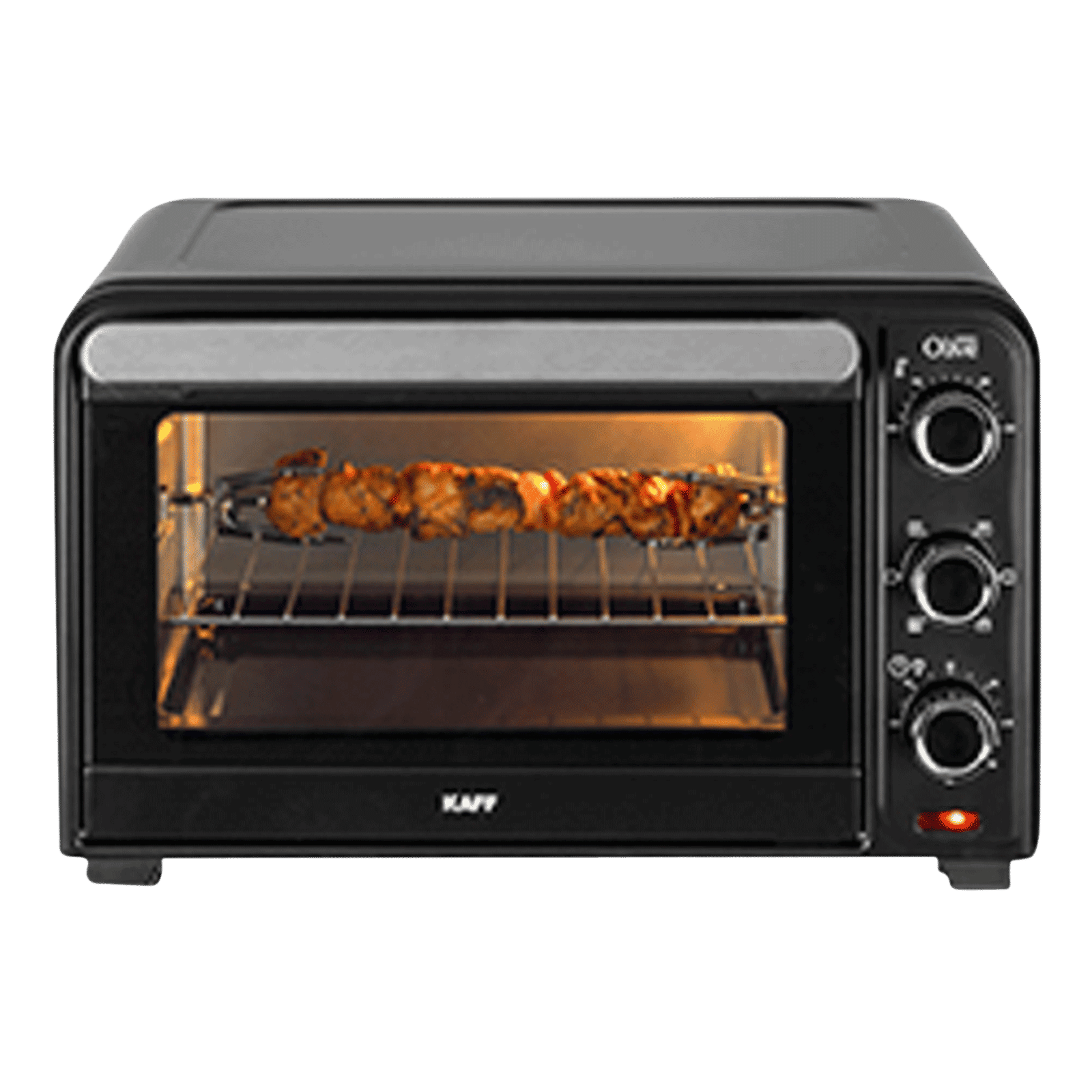 KAFF Series Olive 30L Oven Toaster Grill with Motorized Rotisserie (Black)_1