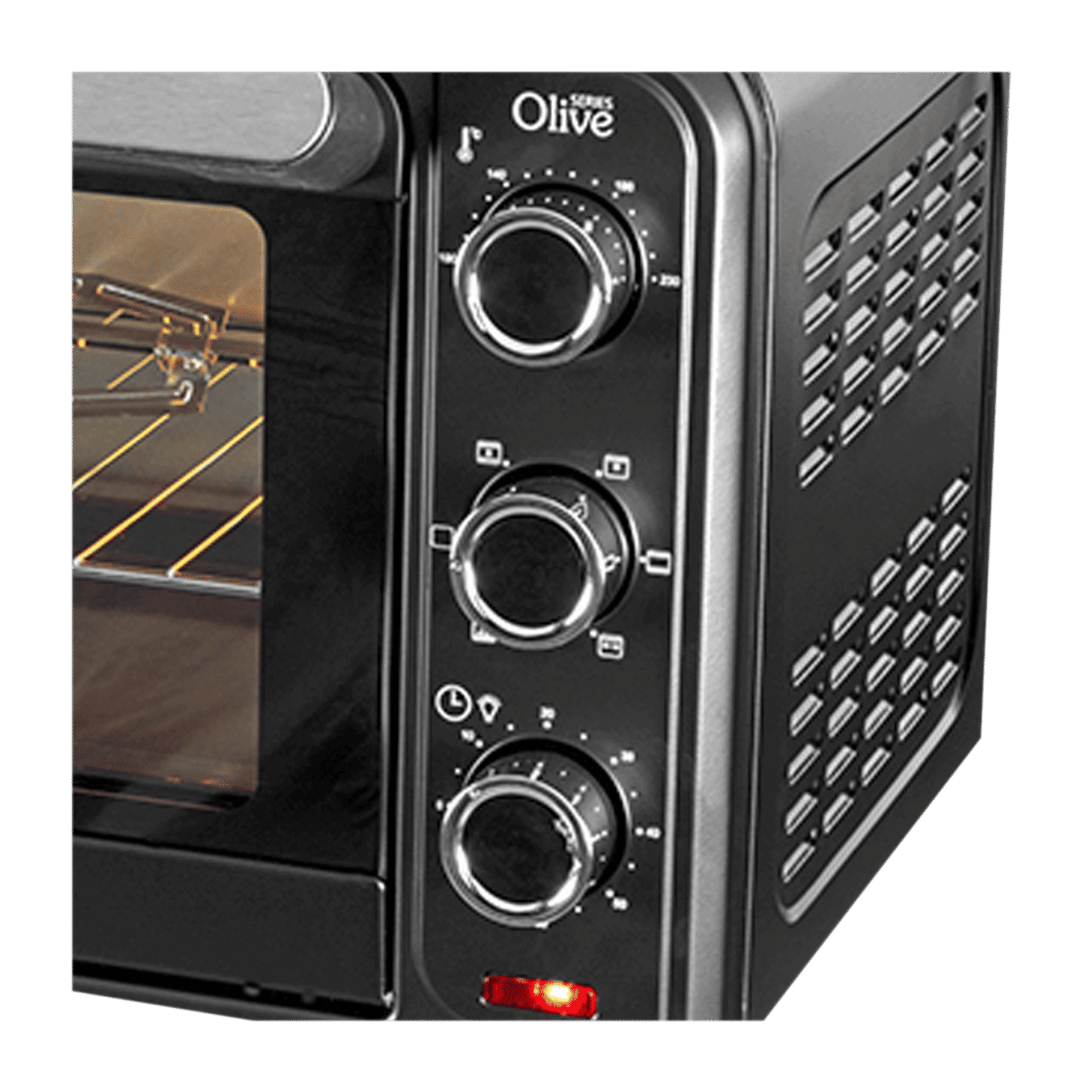 KAFF Series Olive 30L Oven Toaster Grill with Motorized Rotisserie (Black)_5
