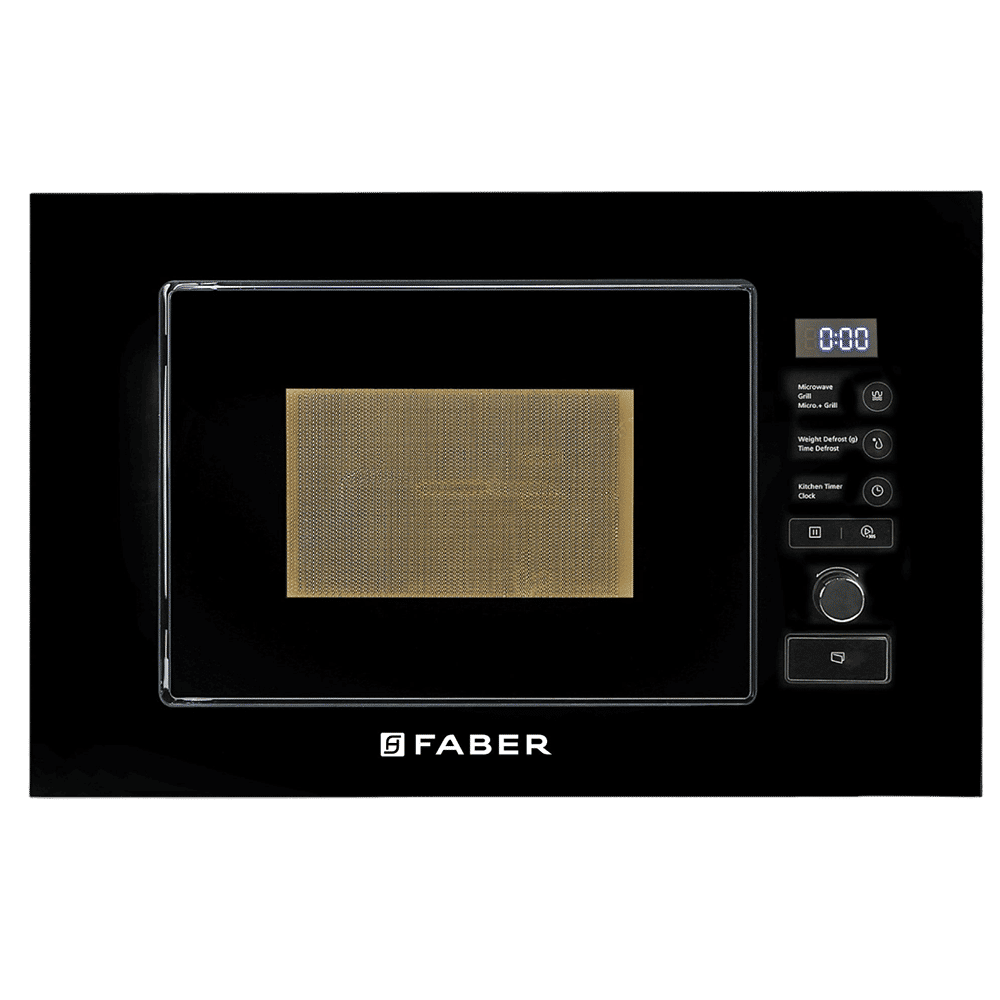 FABER FBIMWO SG BK 20L 60cm Built-in Microwave with 10 Autocook Menus (131.0520.808, Black) FABER FBIMWO SG BK 20L 60cm Built-in Microwave with 10 Autocook Menus (131.0520.808, Black)_1