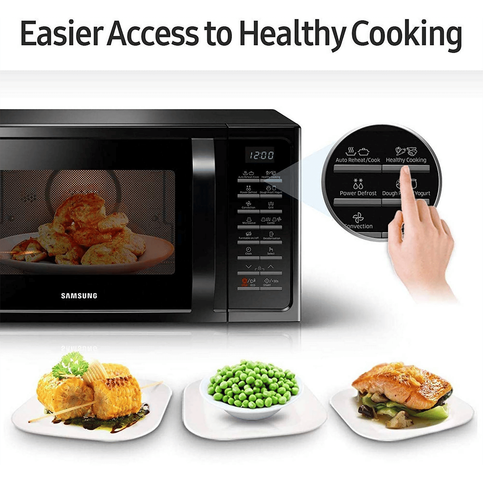 SAMSUNG 28L Convection Microwave Oven with Quartz Convection Heater (Black) SAMSUNG 28L Convection Microwave Oven with Quartz Convection Heater (Black)_9