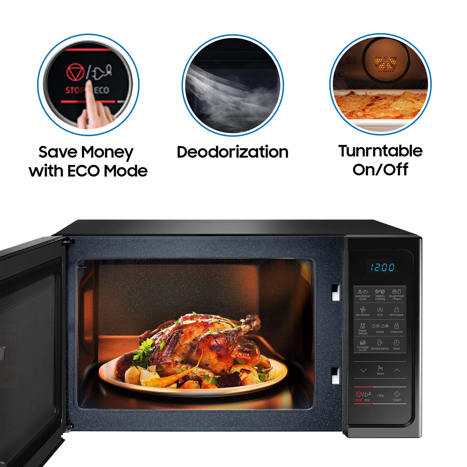 SAMSUNG 28L Convection Microwave Oven with Quartz Convection Heater (Black) SAMSUNG 28L Convection Microwave Oven with Quartz Convection Heater (Black)_13