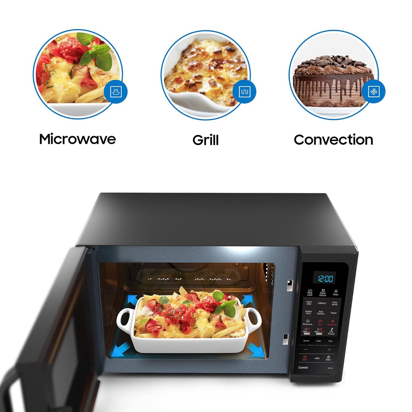 SAMSUNG Combi 21L Convection Microwave Oven with Autocook Menus (Black) SAMSUNG Combi 21L Convection Microwave Oven with Autocook Menus (Black)_13