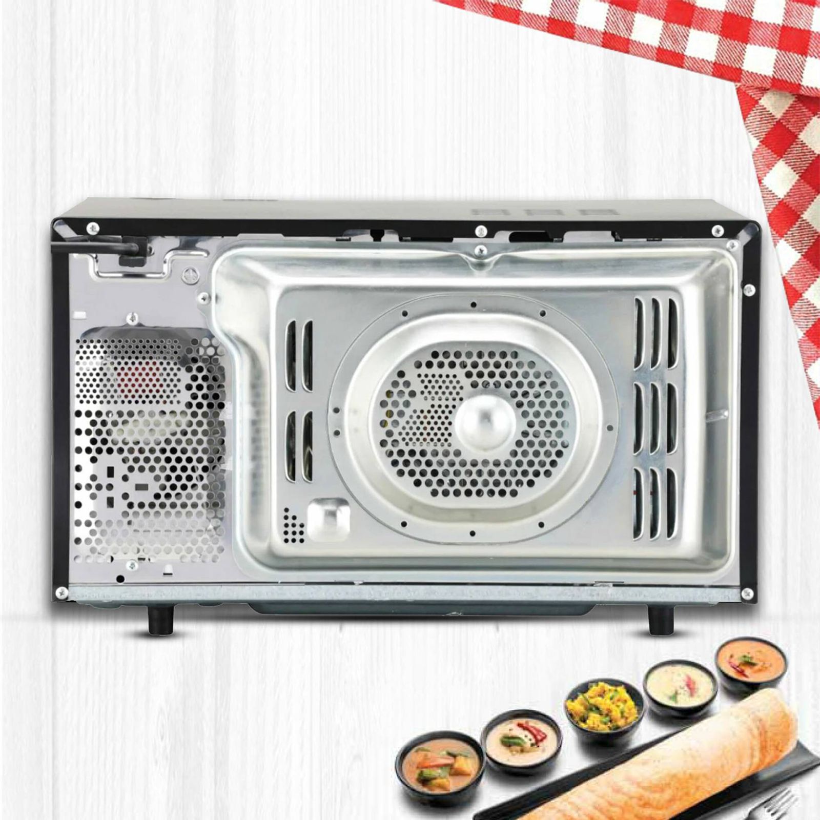 LG 28L Convection Microwave Oven with Intellowave Technology (MC2887BFUM, Black)_11