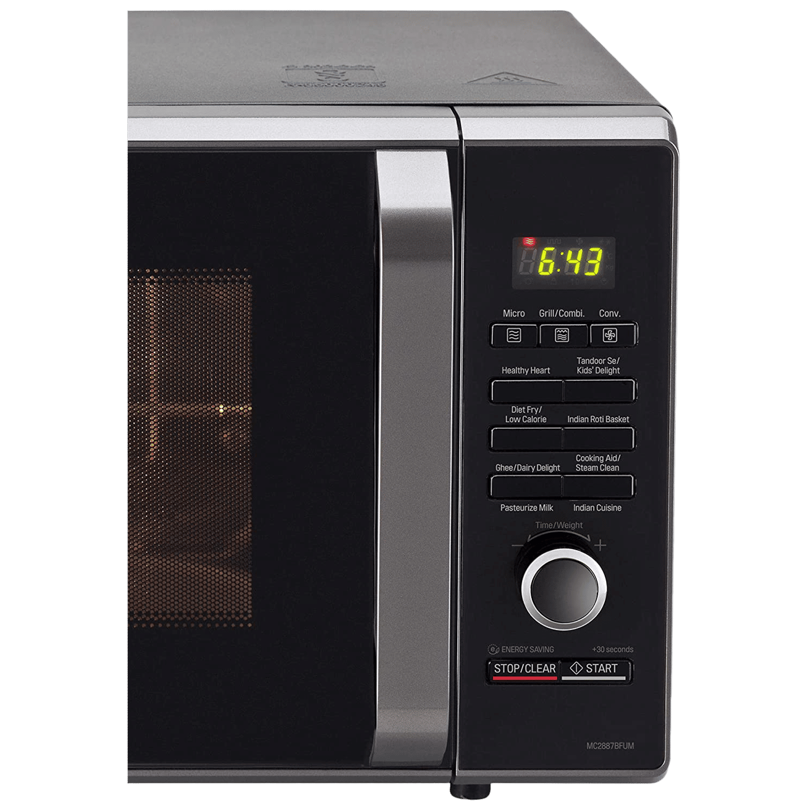 LG 28L Convection Microwave Oven with Intellowave Technology (MC2887BFUM, Black)_4